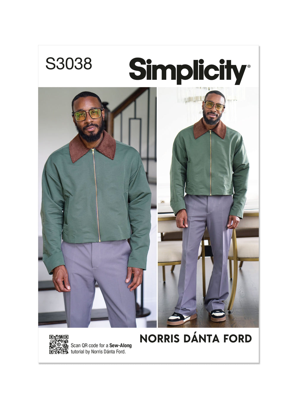 Simplicity Men's Jacket  S3038