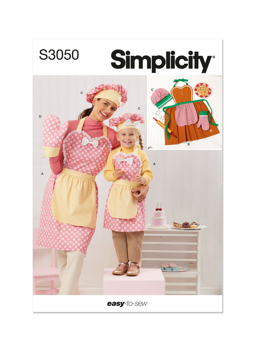 Simplicity Adult/Child Apron S3050