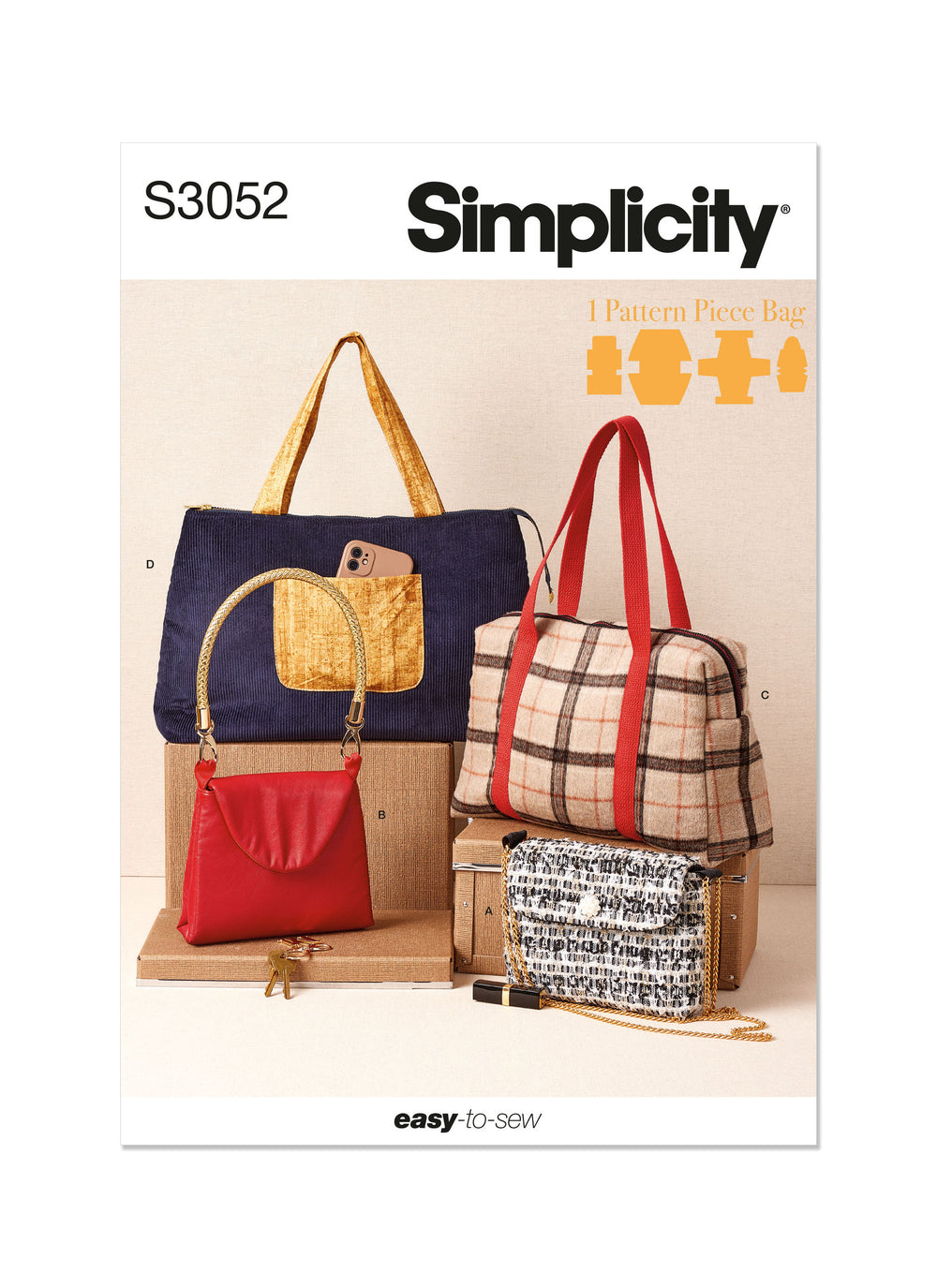 Simplicity Bags S3052