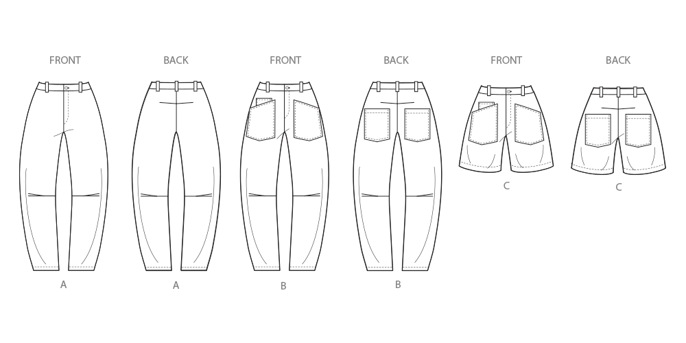 Simplicity Trousers and Shorts S3069