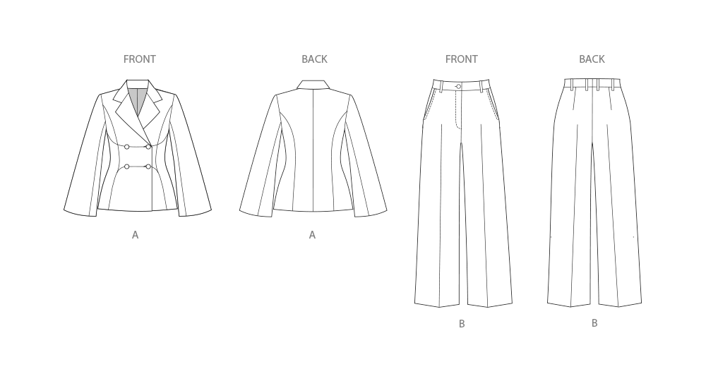 Simplicity Jacket and Trousers S3073