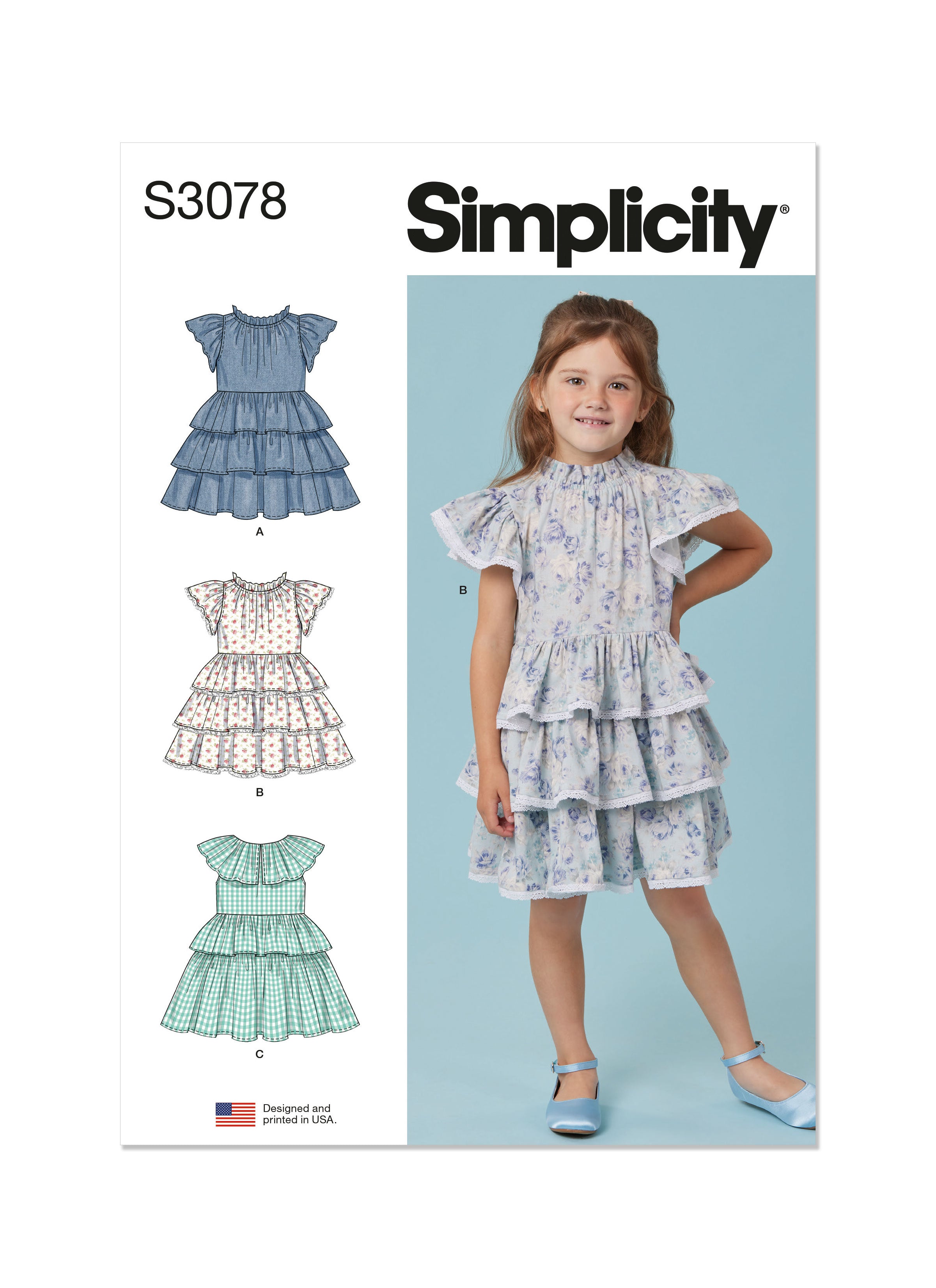 Simplicity Children's Dresses S3078