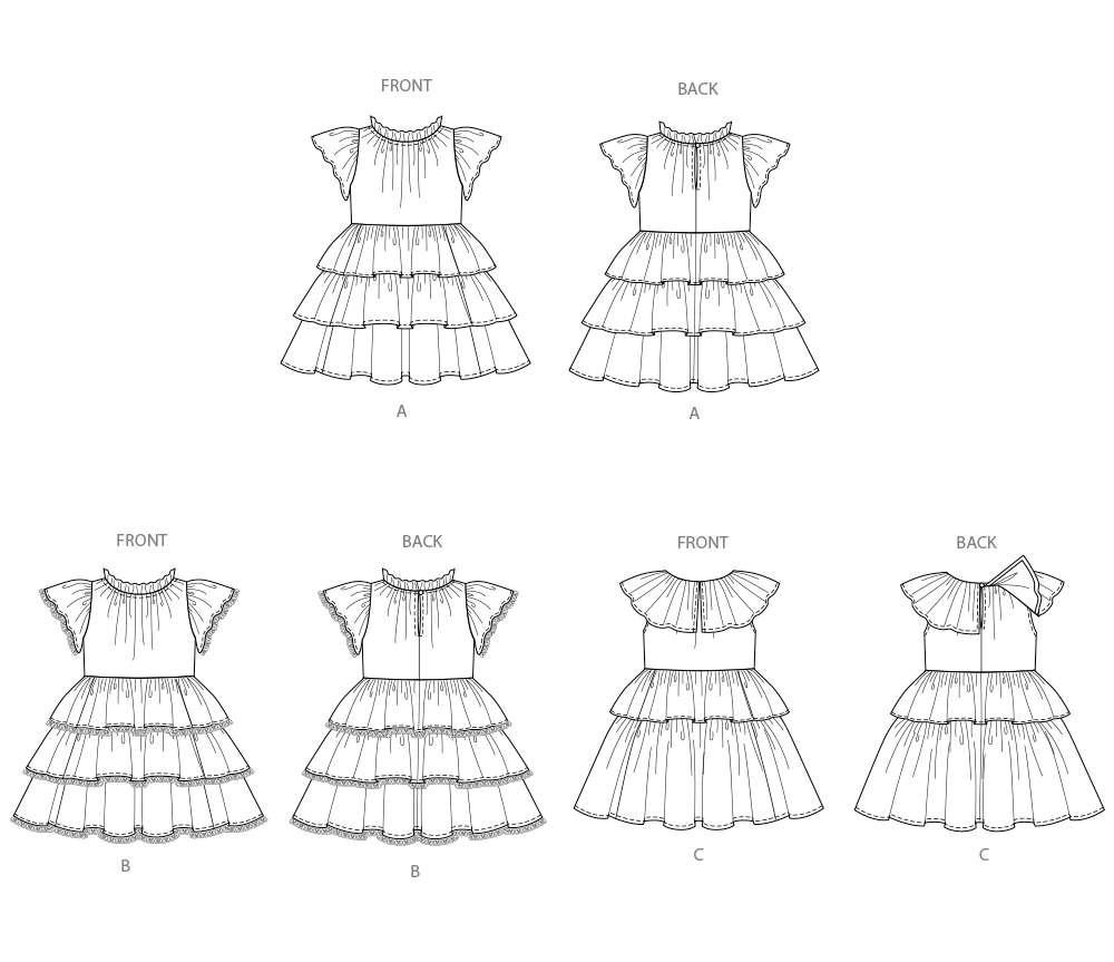 Simplicity Children's Dresses S3078