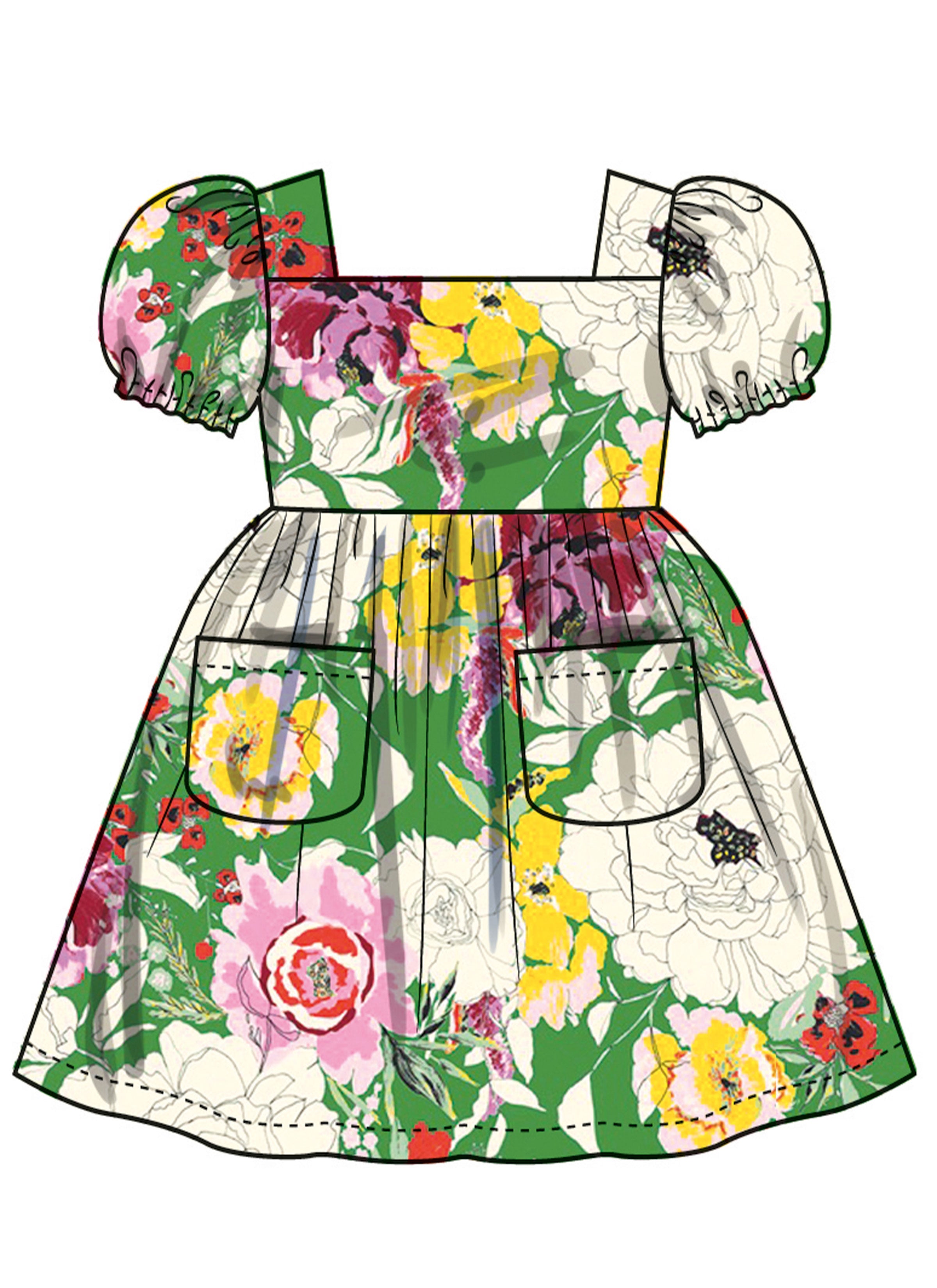 Simplicity Toddlers' Dresses S3080