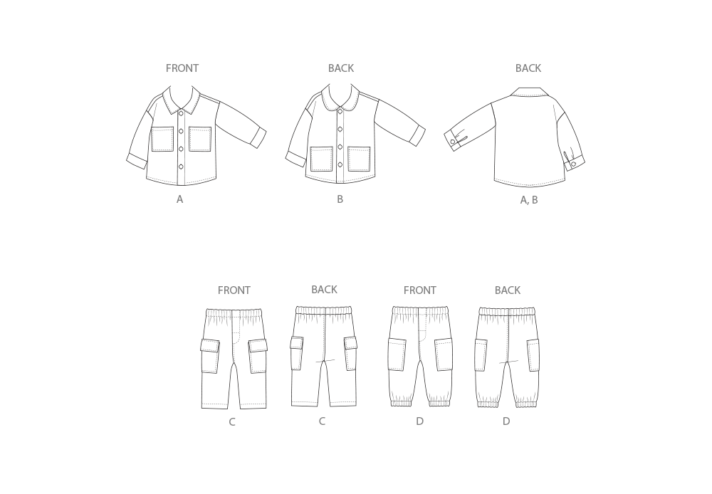 Simplicity Toddlers' Jackets and Trousers S3081