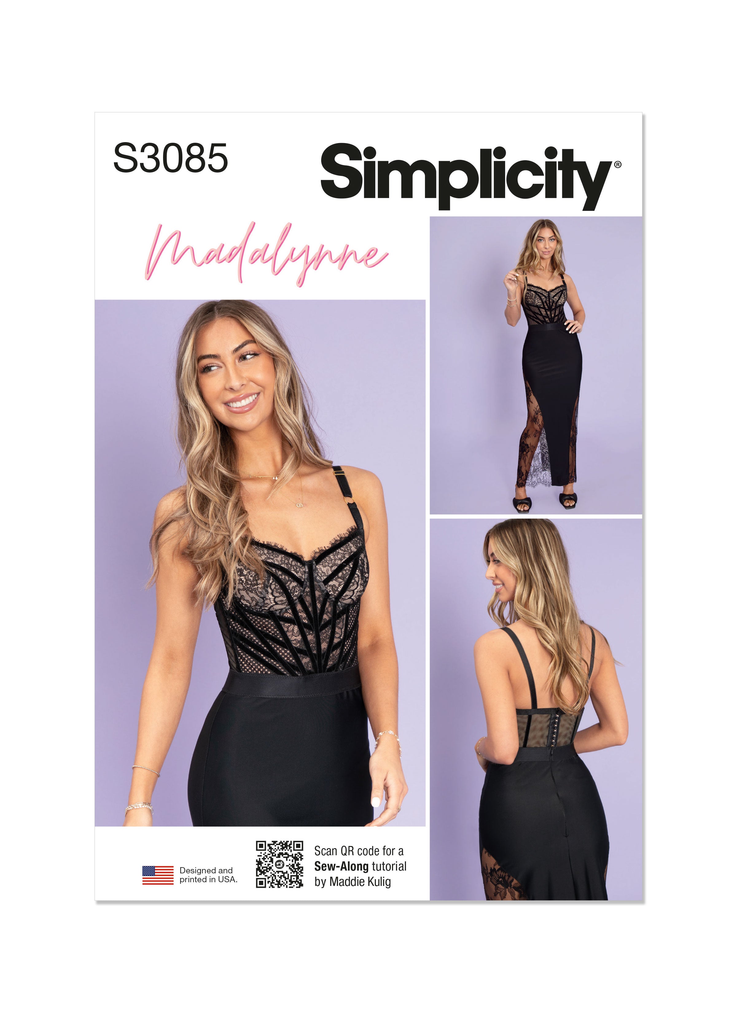 Simplicity Corset Dress S3085 The Fold Line Simplicity Corset Dress S3085 The Fold Line