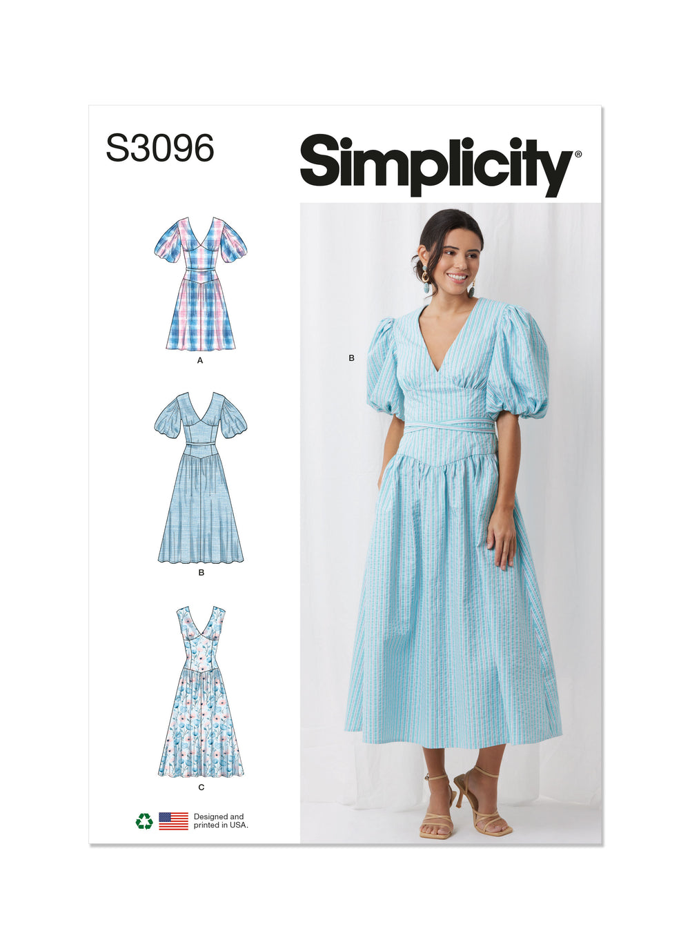 Simplicity Dress S3096