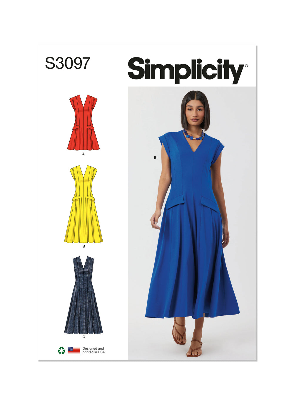 Simplicity Dress S3097