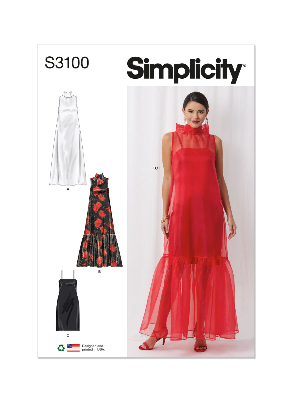Simplicity Special Occasion Dress S3100