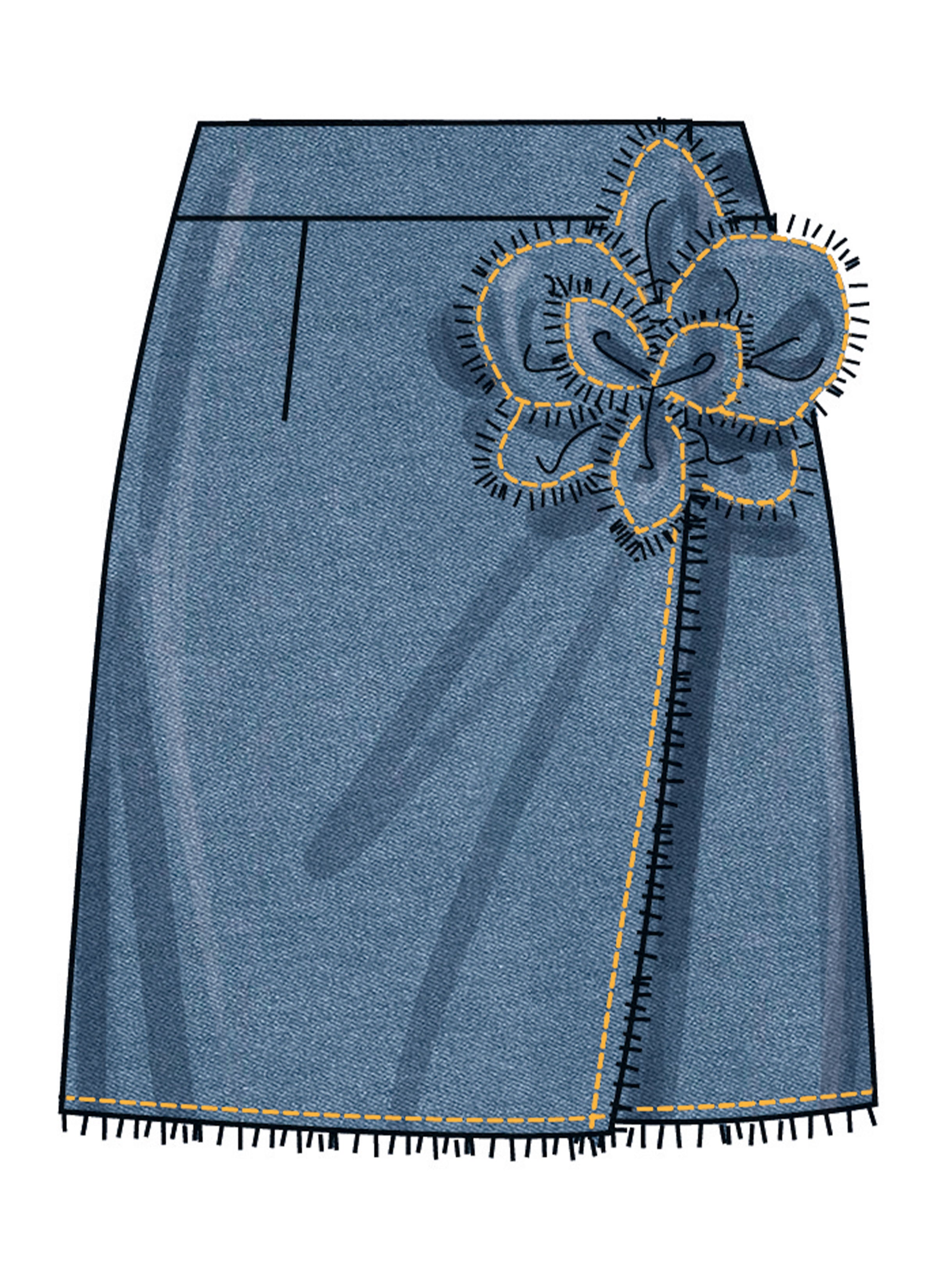 Simplicity Wrap Skirts S3104