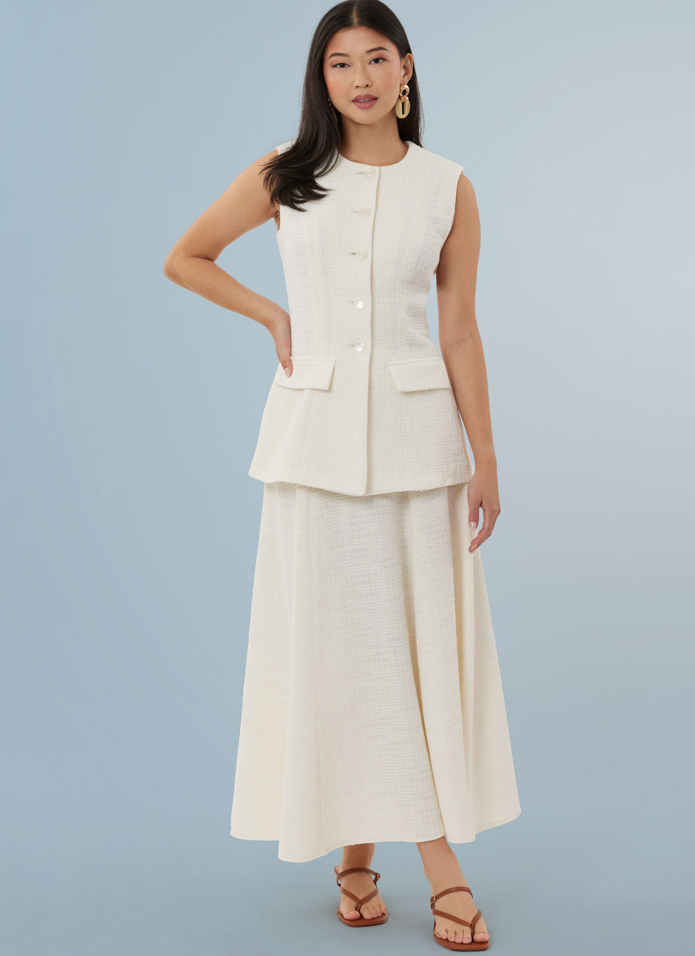 Simplicity Vest, Skirt and Trousers S3108