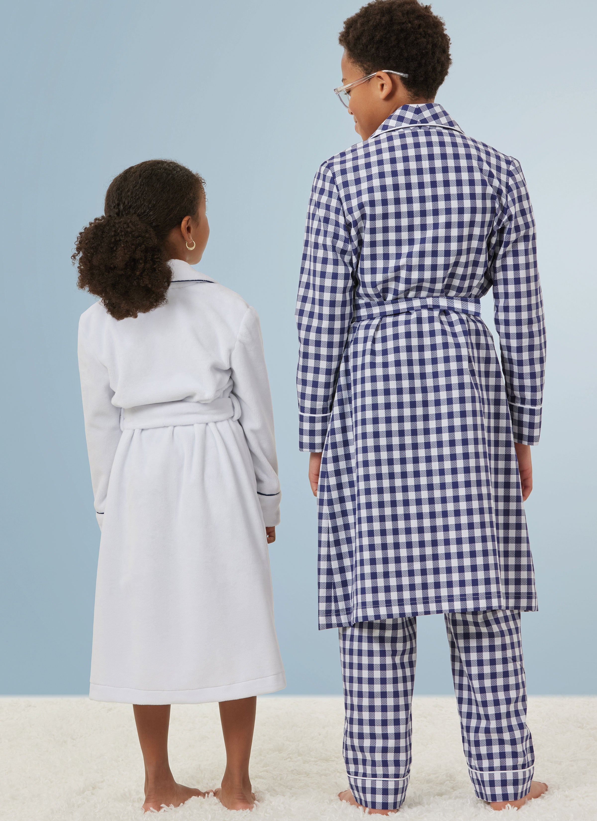 Simplicity Girls' and Boys' and Adults' Robe, Shorts and Trousers S3109