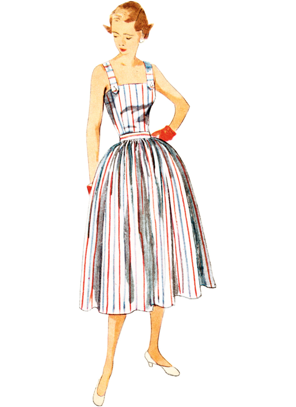 Simplicity Two-Piece Play Suit and Skirt S3115