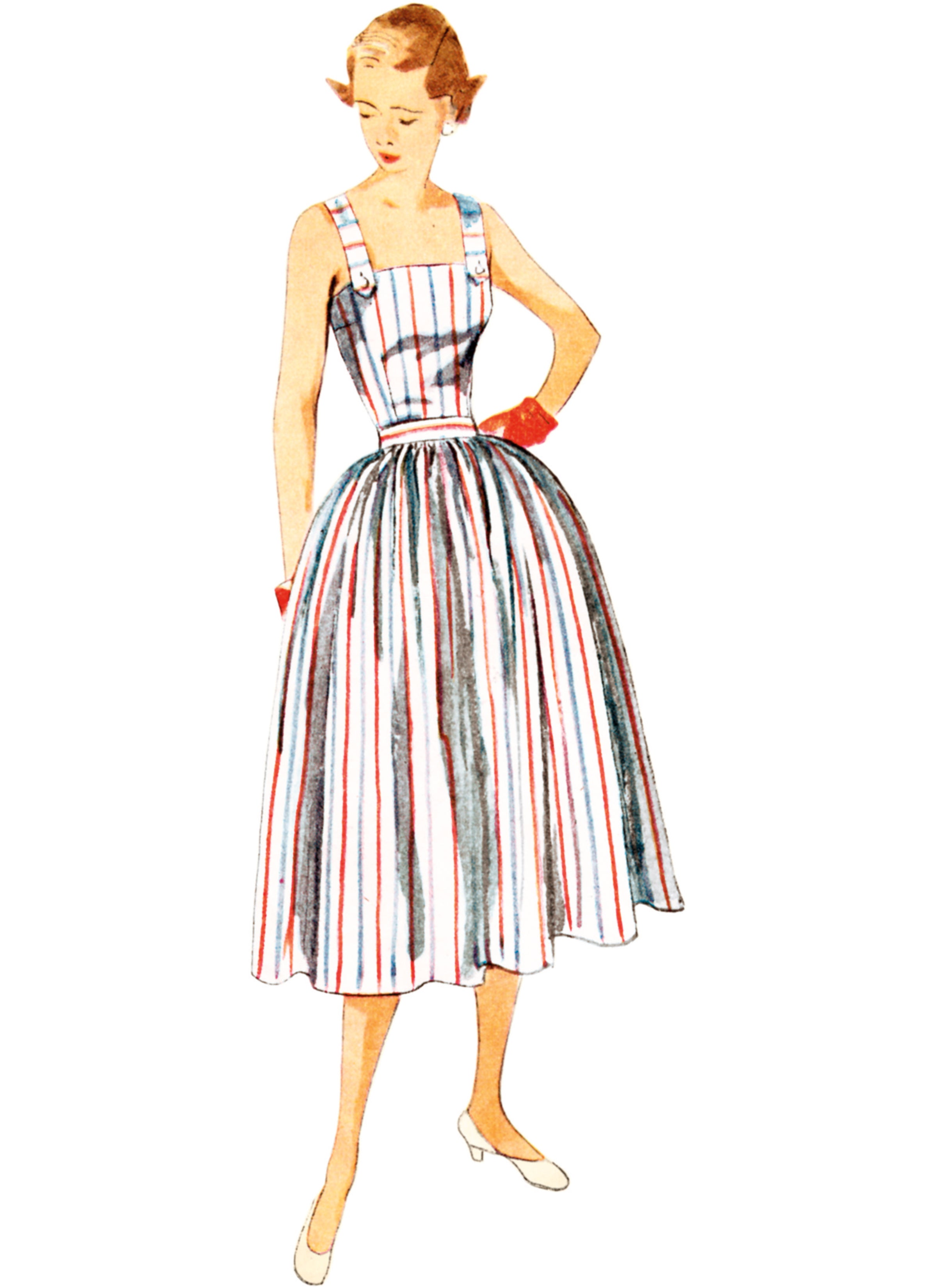 Simplicity Two-Piece Play Suit and Skirt S3115