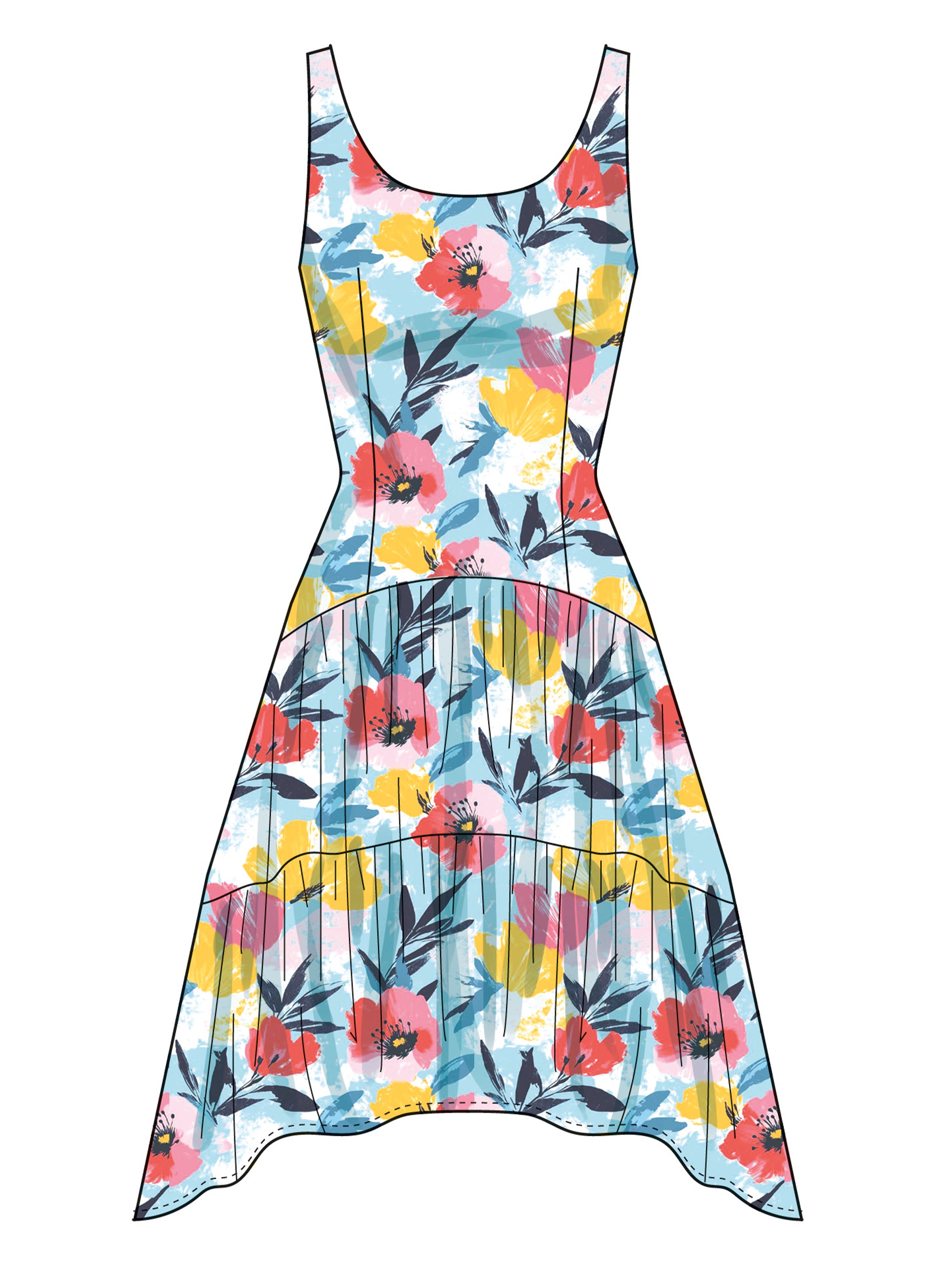 Simplicity Dresses with Petite Lines S3129