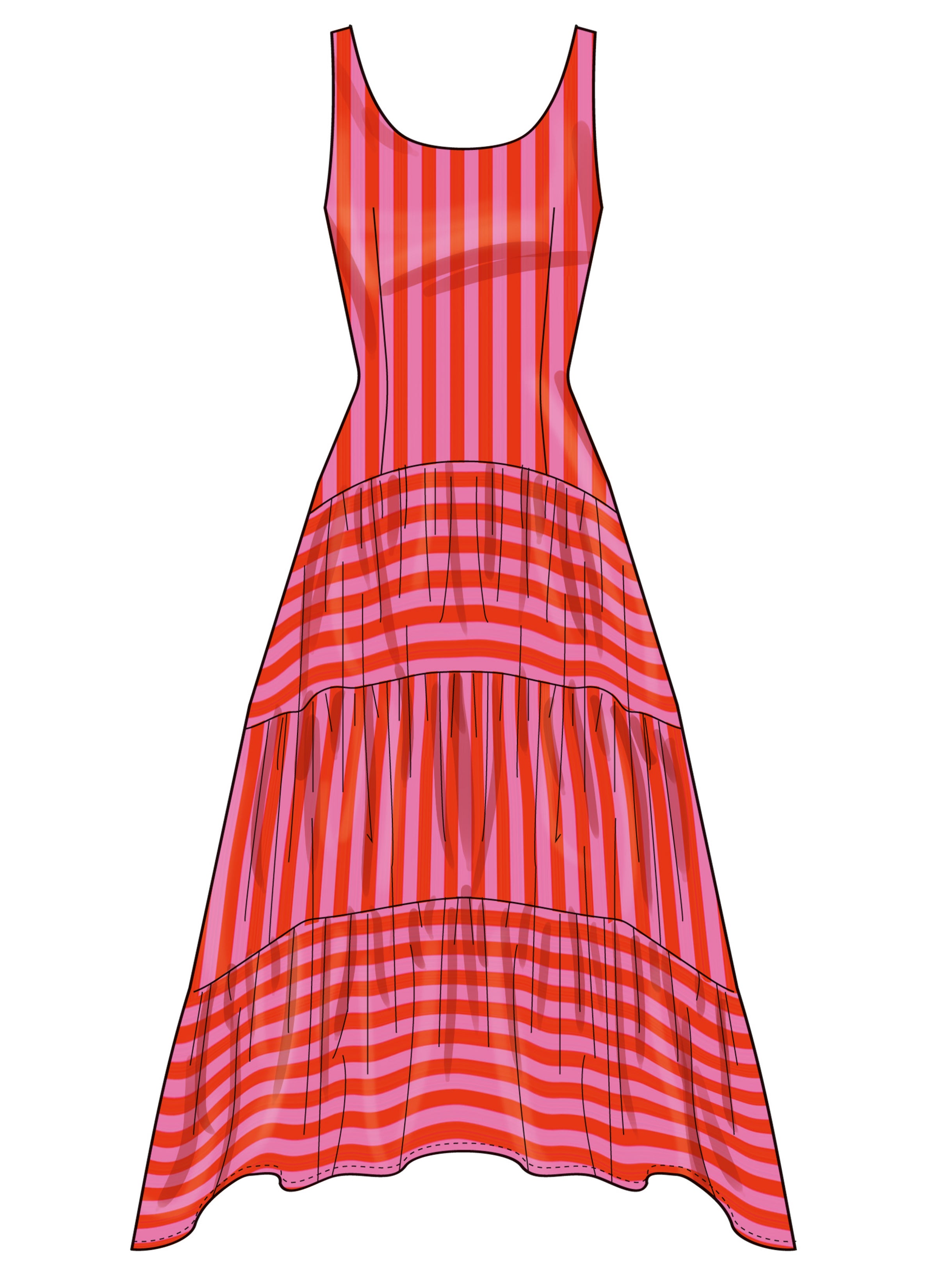 Simplicity Dresses with Petite Lines S3129