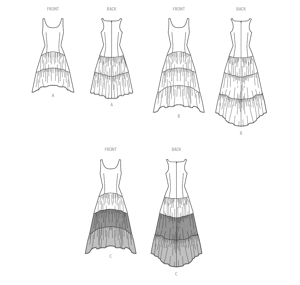 Simplicity Dresses with Petite Lines S3129
