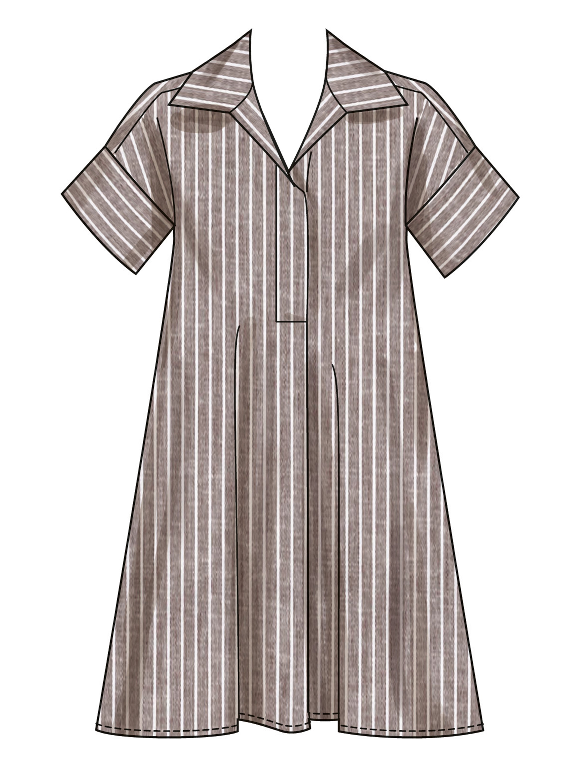 Simplicity Collared Dress S3130