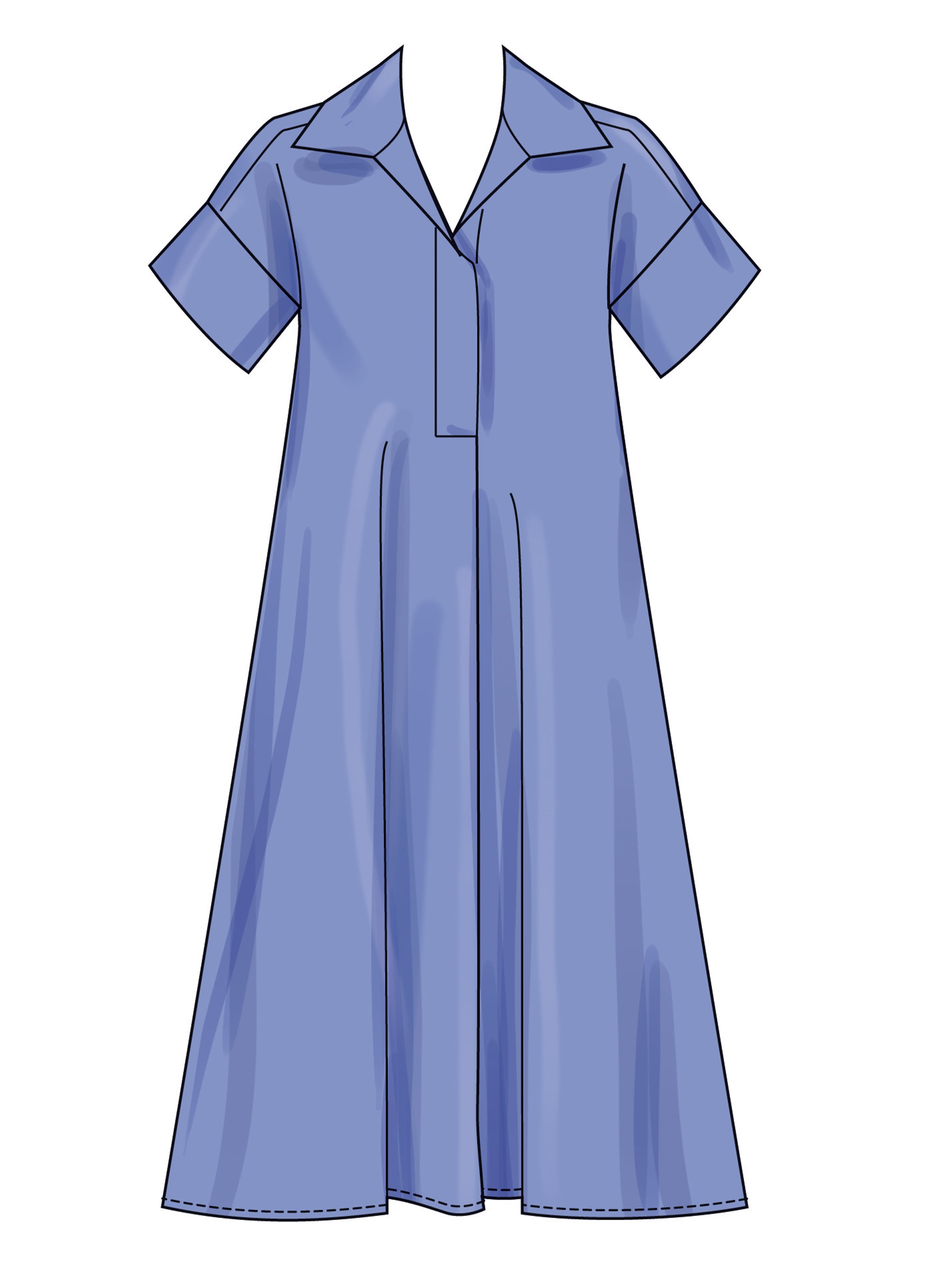 Simplicity Collared Dress S3130