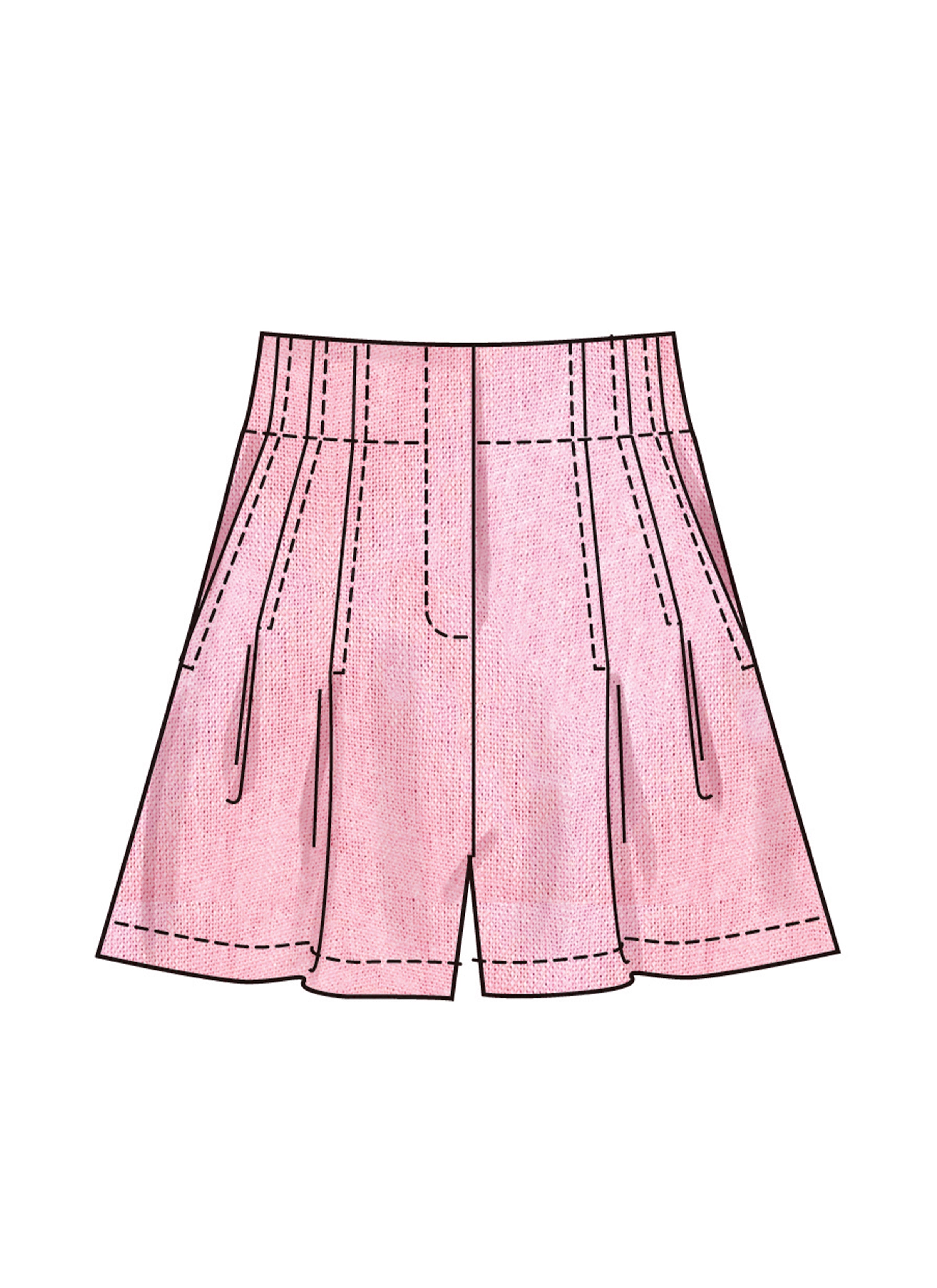 Simplicity Pleated Shorts and Trousers S3137