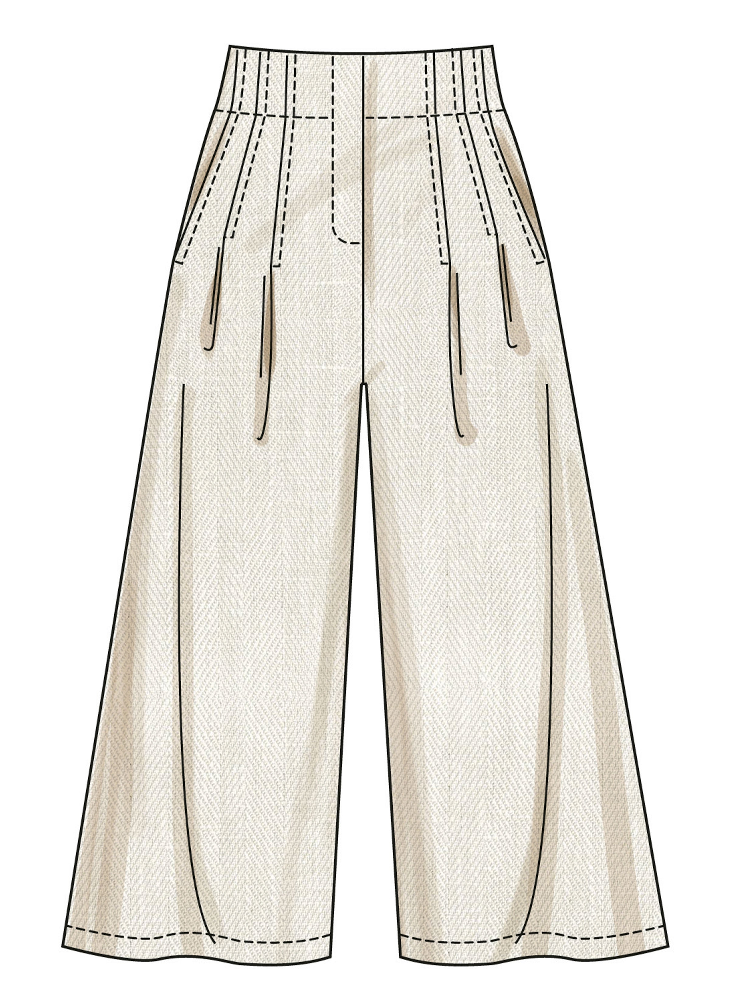 Simplicity Pleated Shorts and Trousers S3137