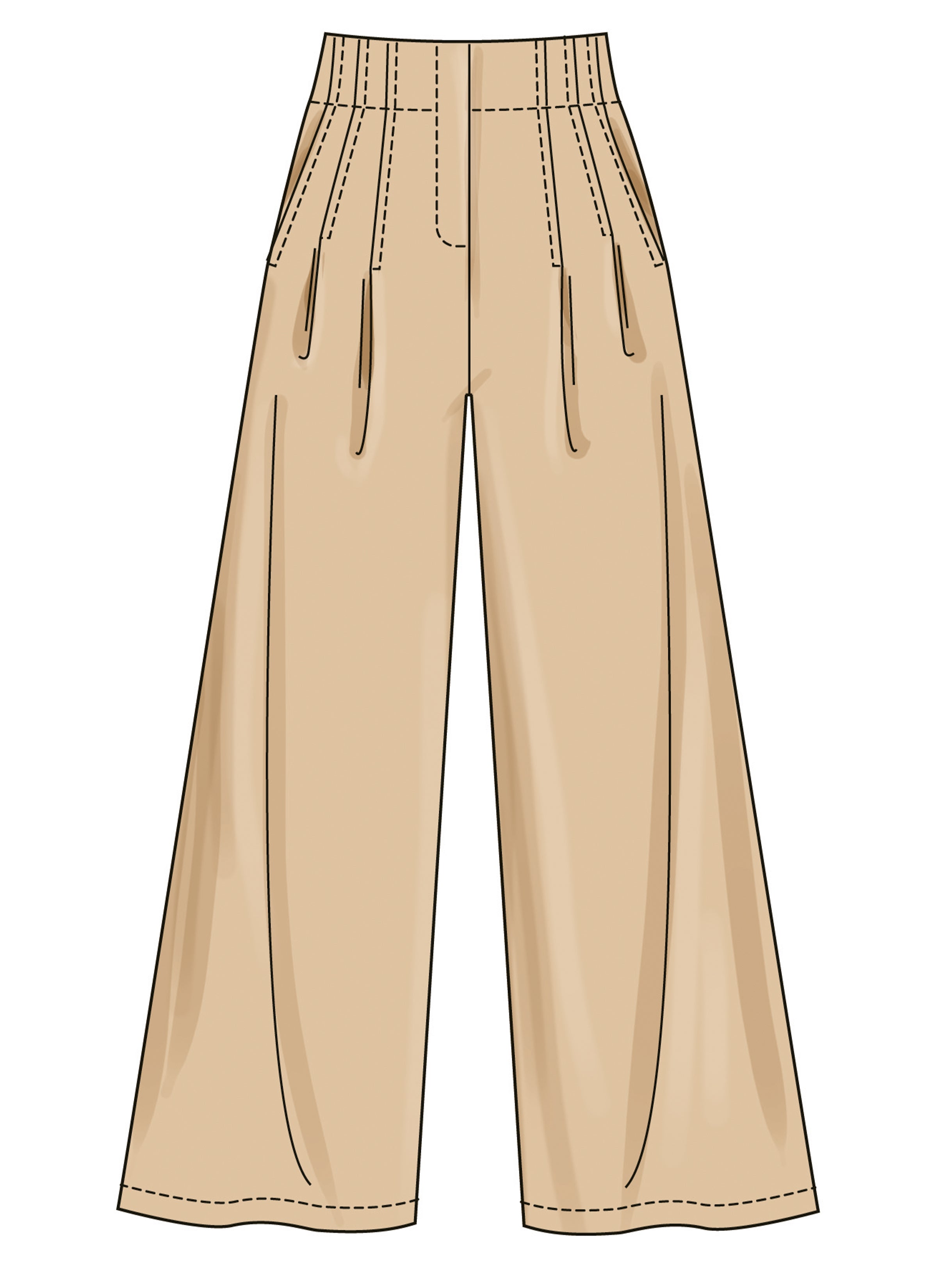 Simplicity Pleated Shorts and Trousers S3137