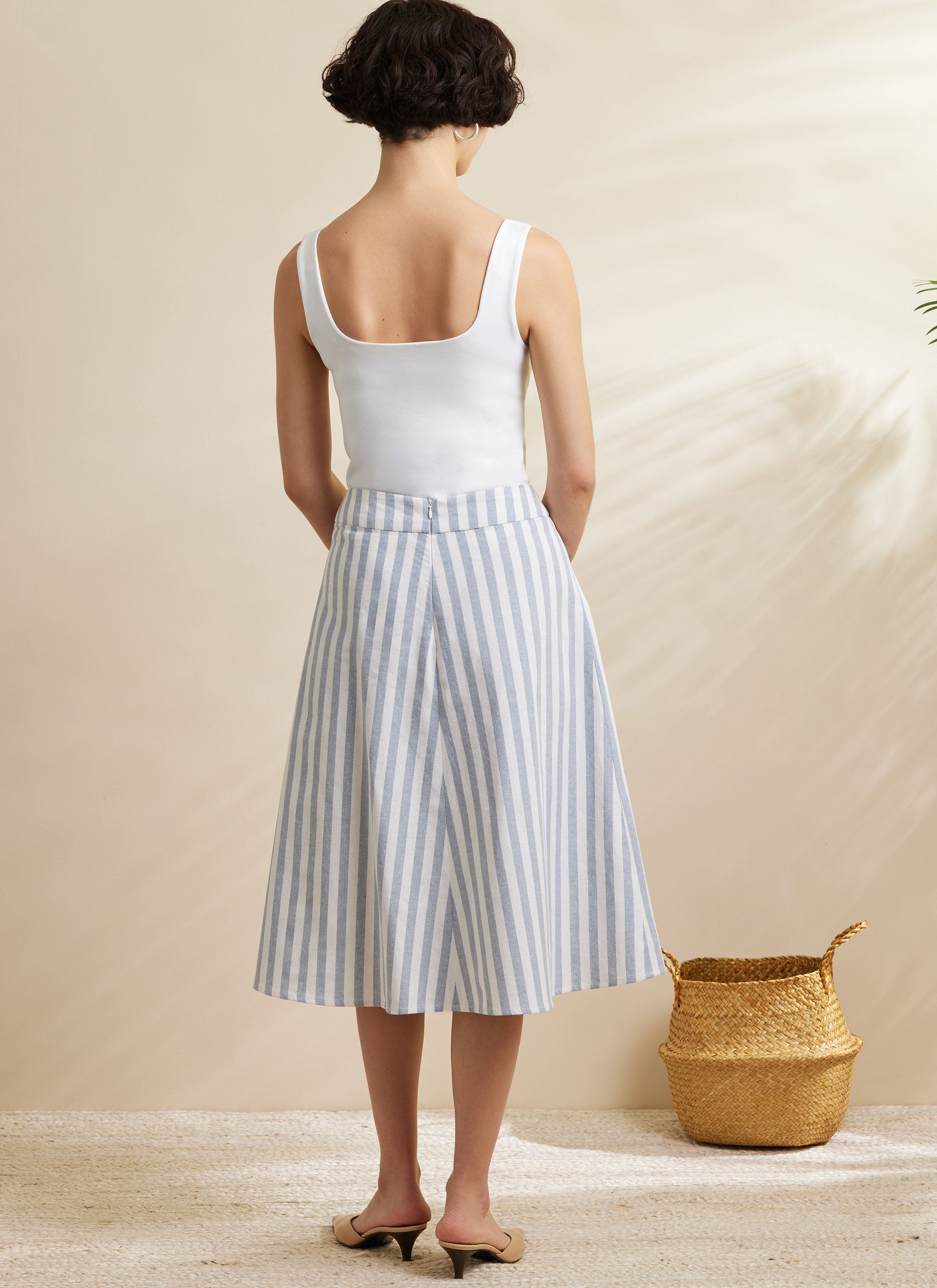 Simplicity Godet Skirt S3138
