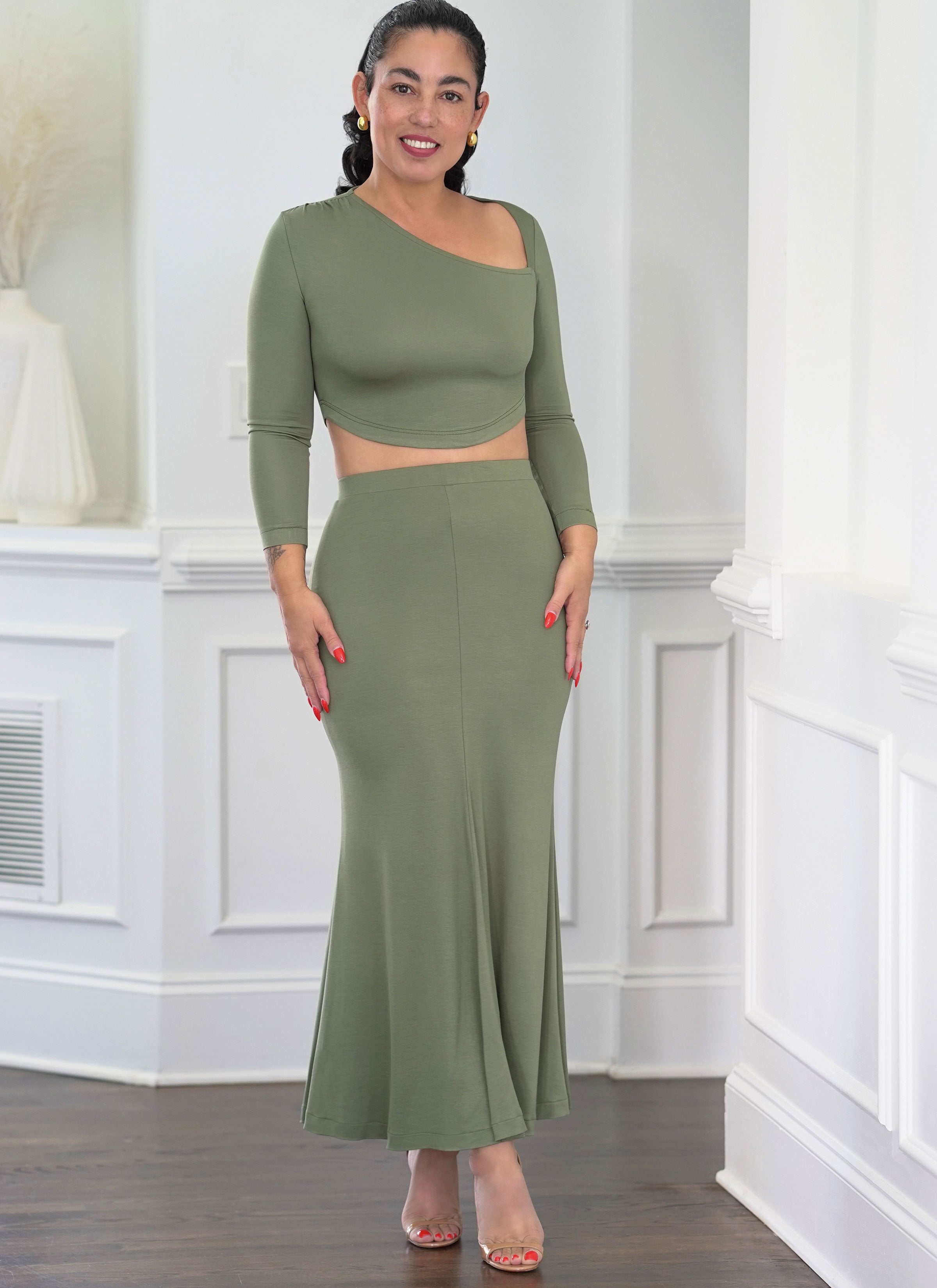 Simplicity Knit Top and Skirt by Mimi G Style S3140
