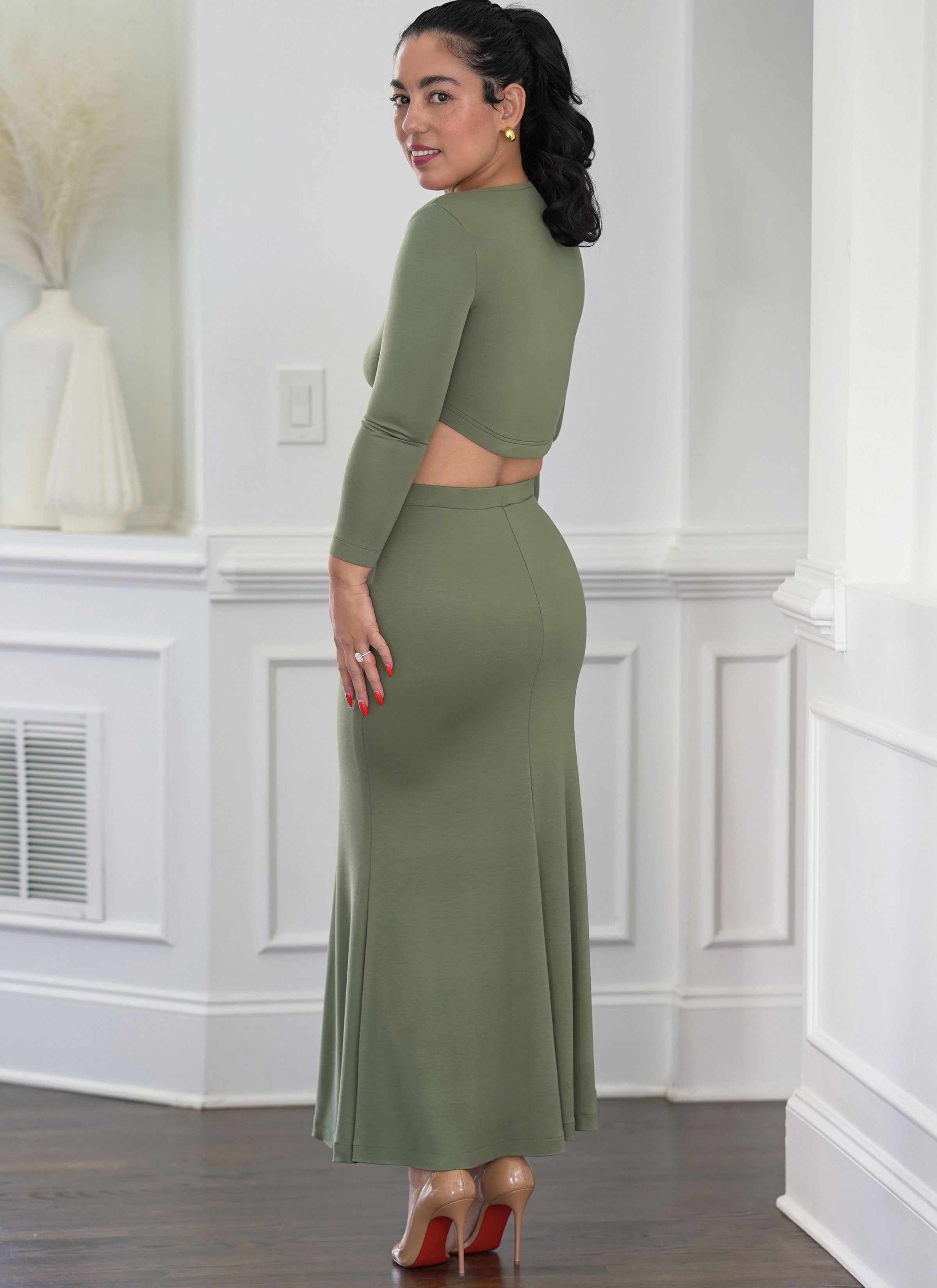 Simplicity Knit Top and Skirt by Mimi G Style S3140