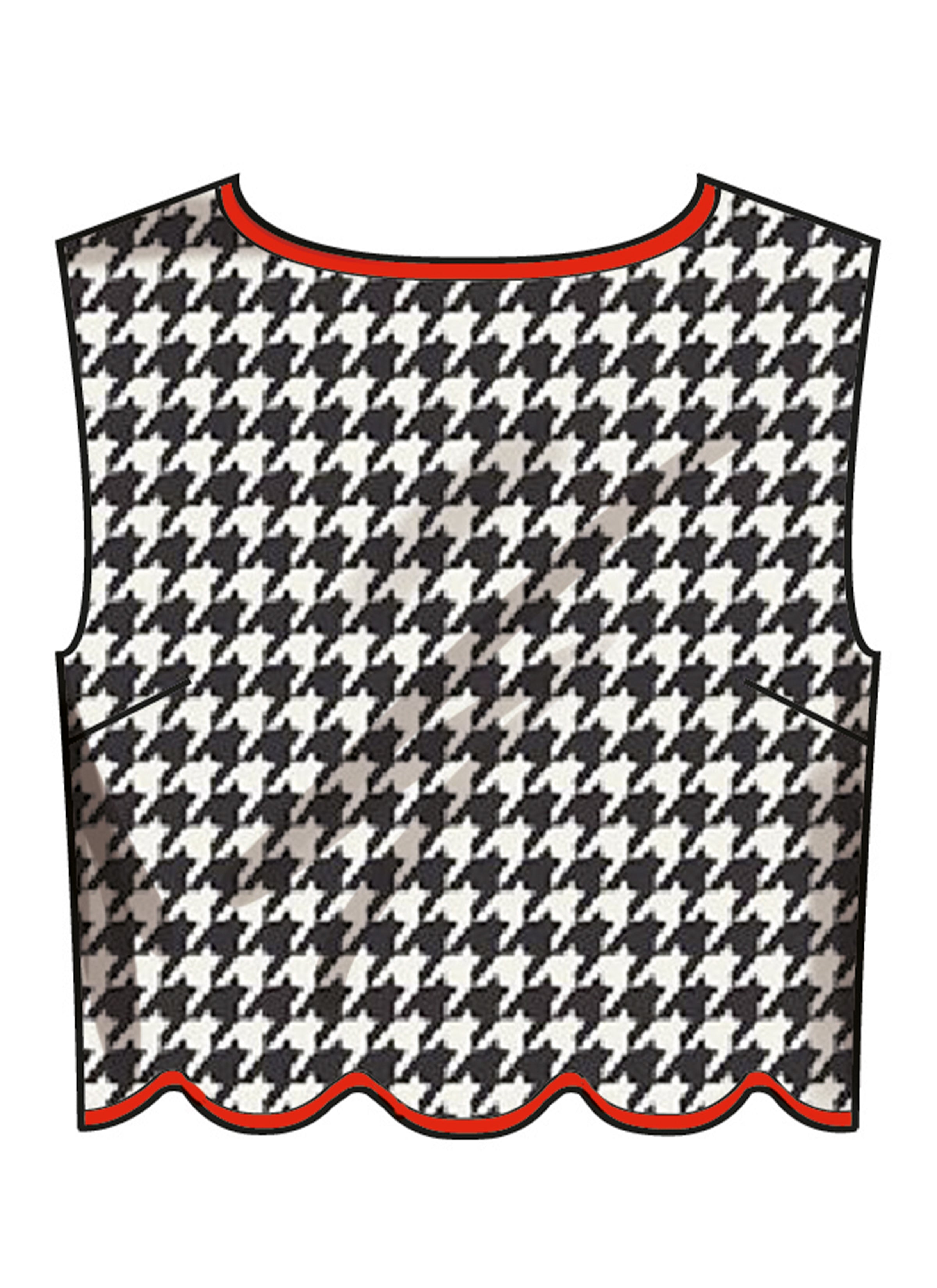 Simplicity Scalloped Tops, Shorts and Trousers S3141