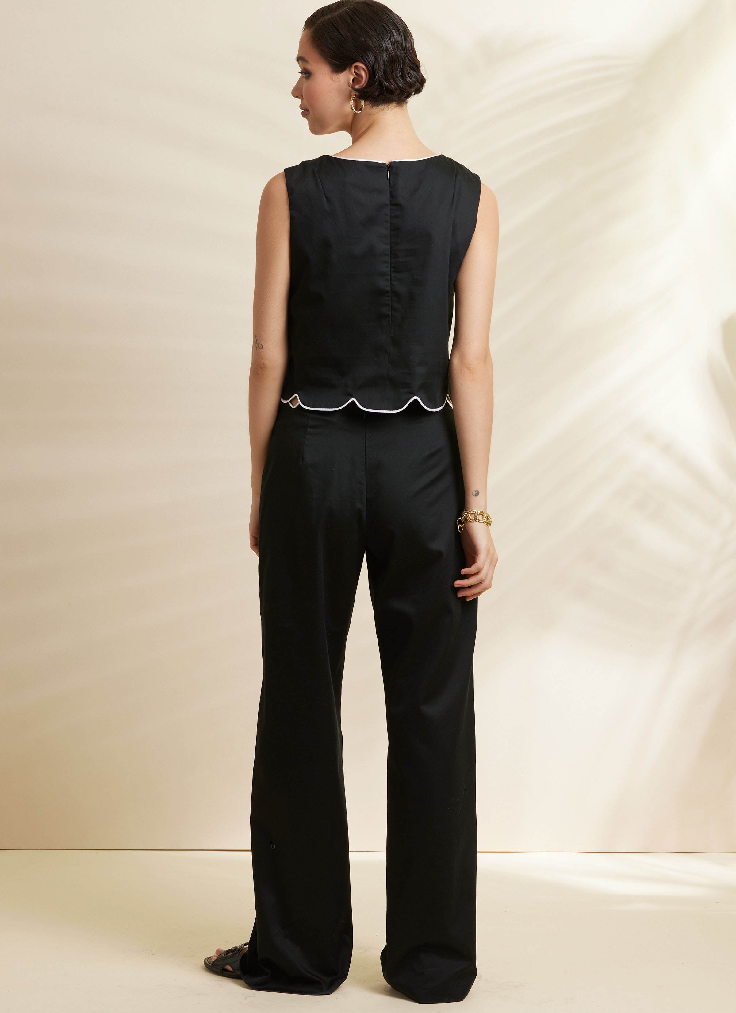Simplicity Scalloped Tops, Shorts and Trousers S3141