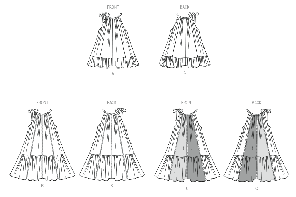 Simplicity Children's and Girls' Dresses S3146
