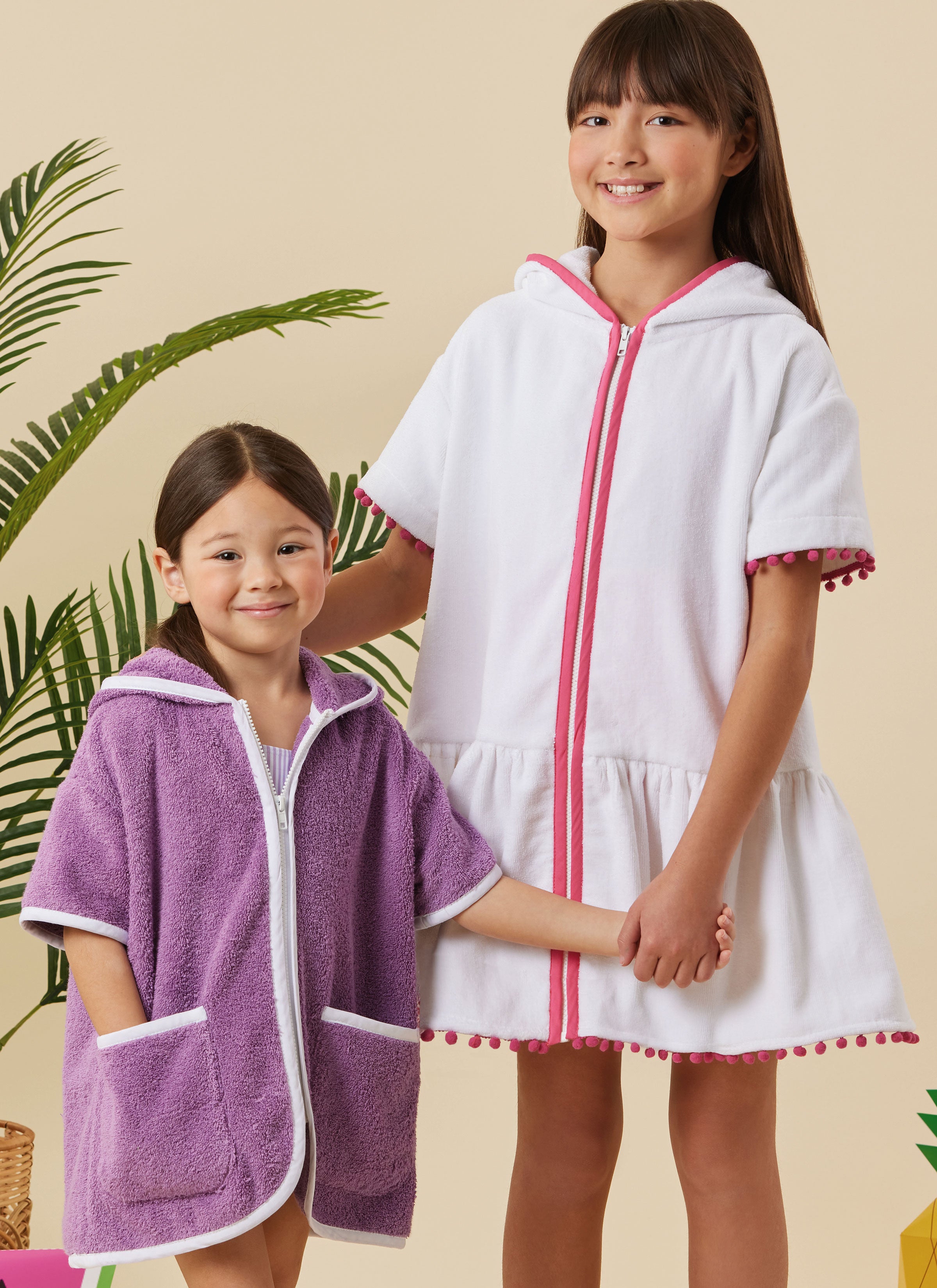 Simplicity Children's and Girls' Hooded Cover Up S3147