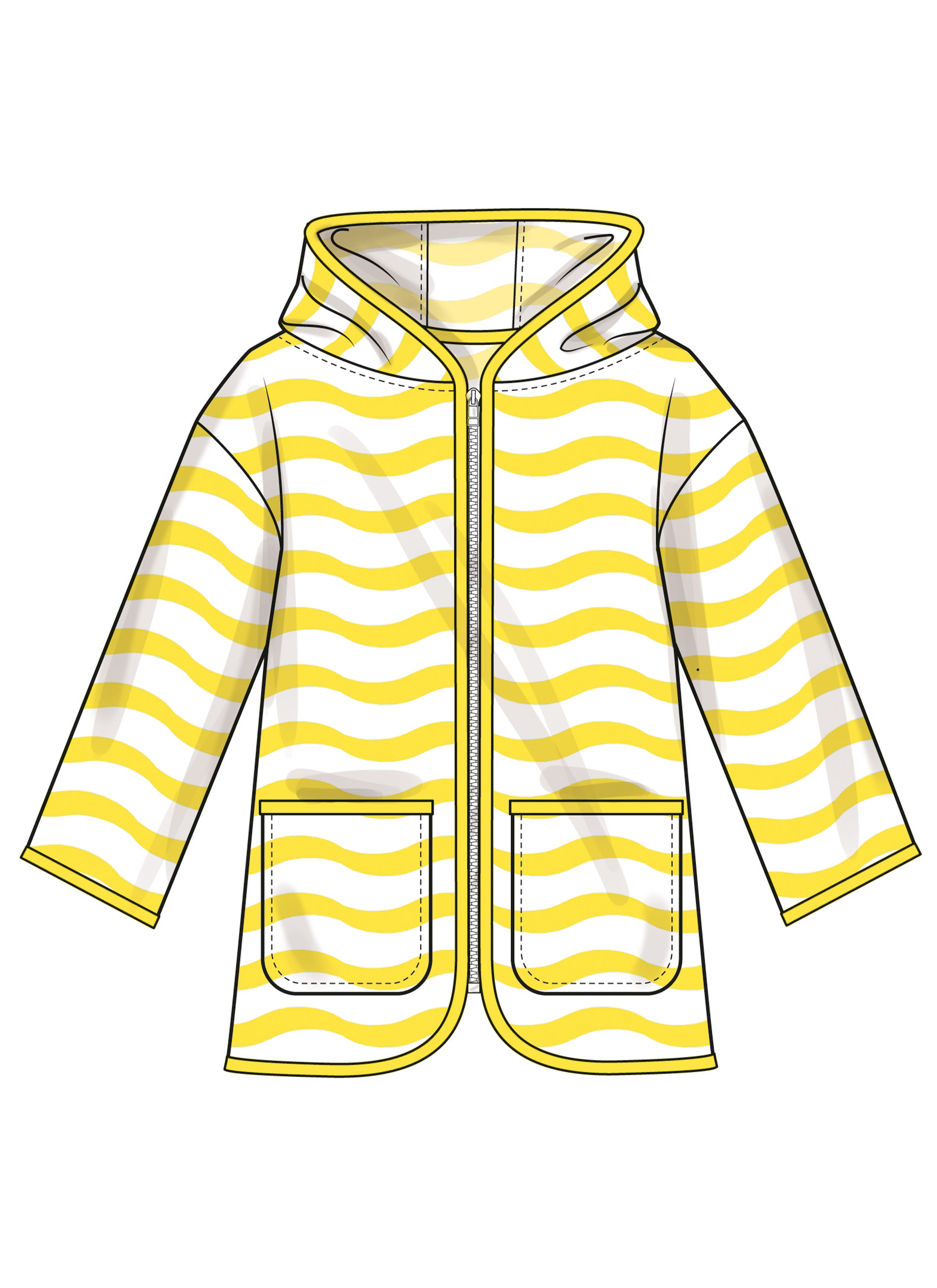Simplicity Children's and Girls' Hooded Cover Up S3147