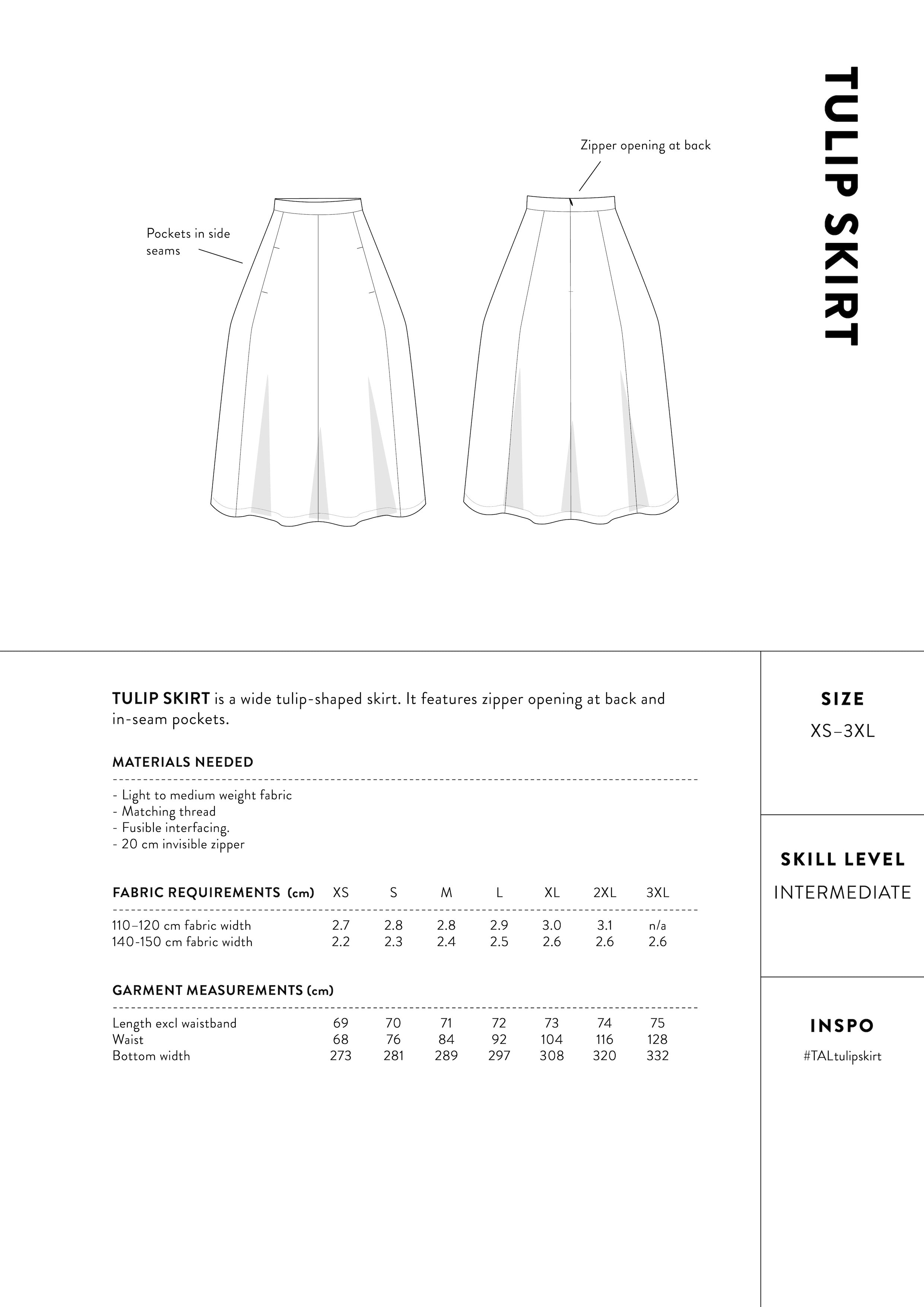 The Assembly Line Tulip Skirt The Fold Line The Assembly Line Tulip Skirt The Fold Line