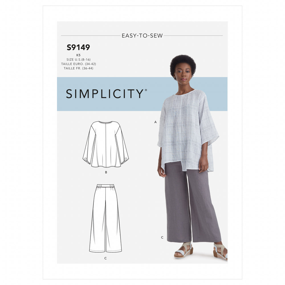 Simplicity Top and Trousers S9149