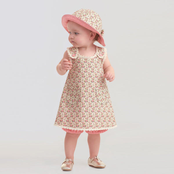 Simplicity Dress, Panties and Hat S9152