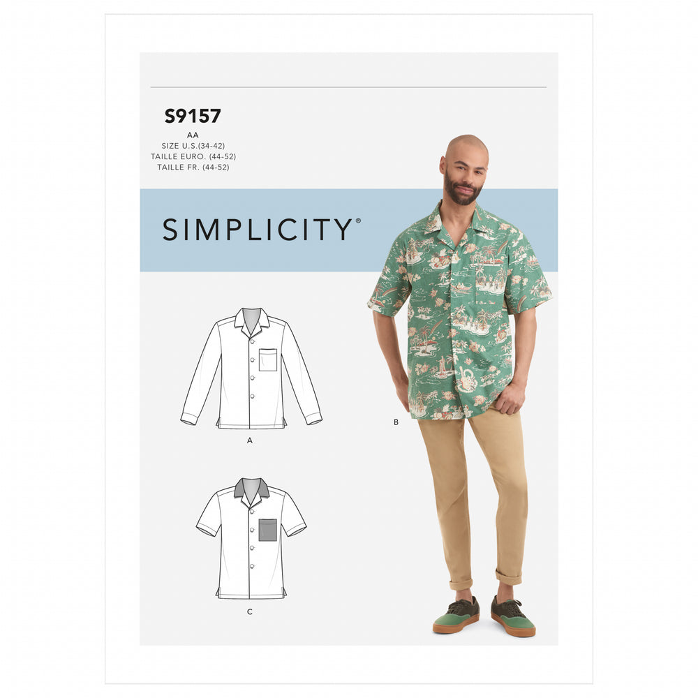 Simplicity Men's Shirts S9157