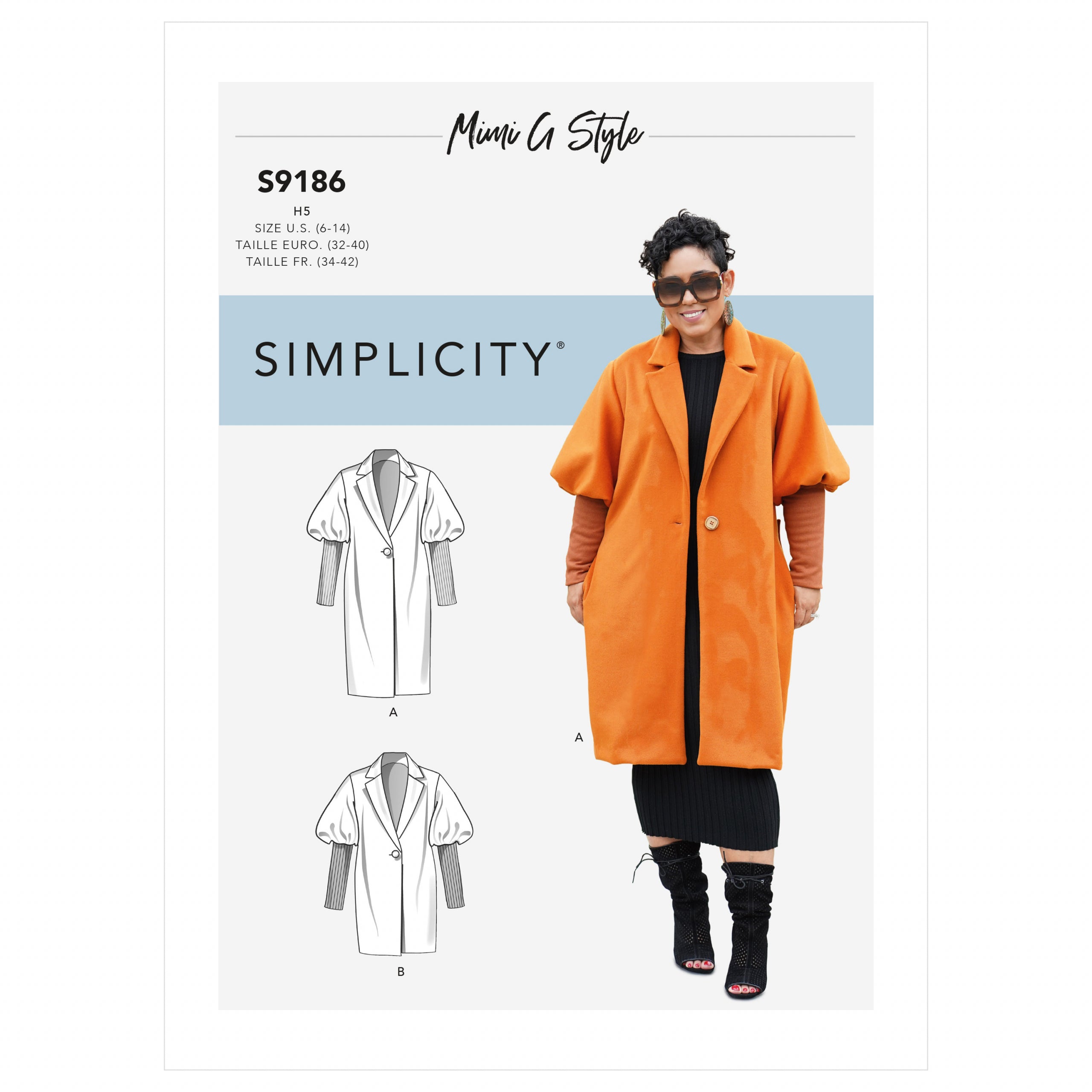 Simplicity Jacket and Coat S9186