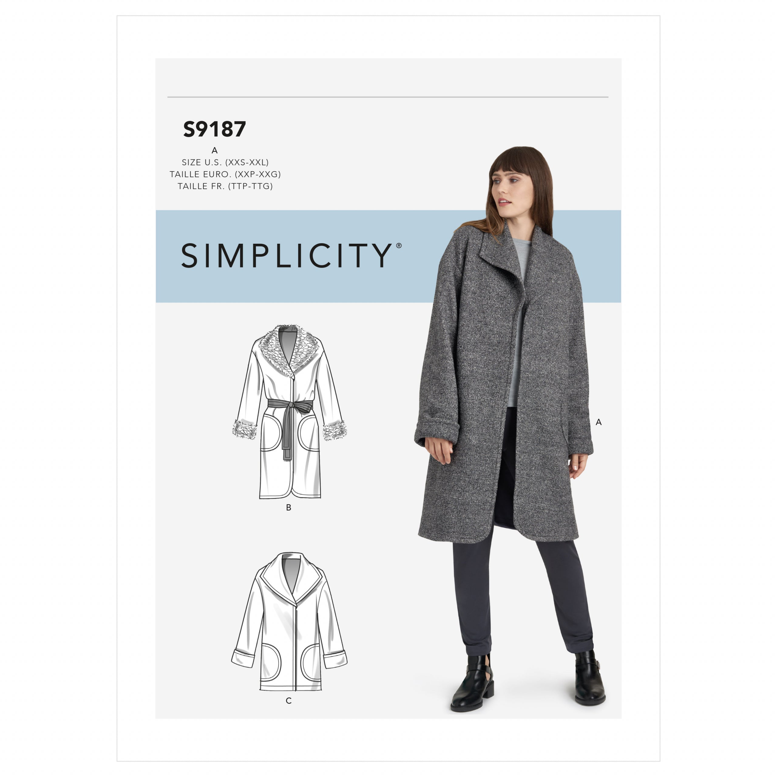 Simplicity Jacket and Coat S9187