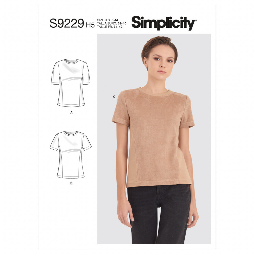 Simplicity Knit Tee Shirt S9229