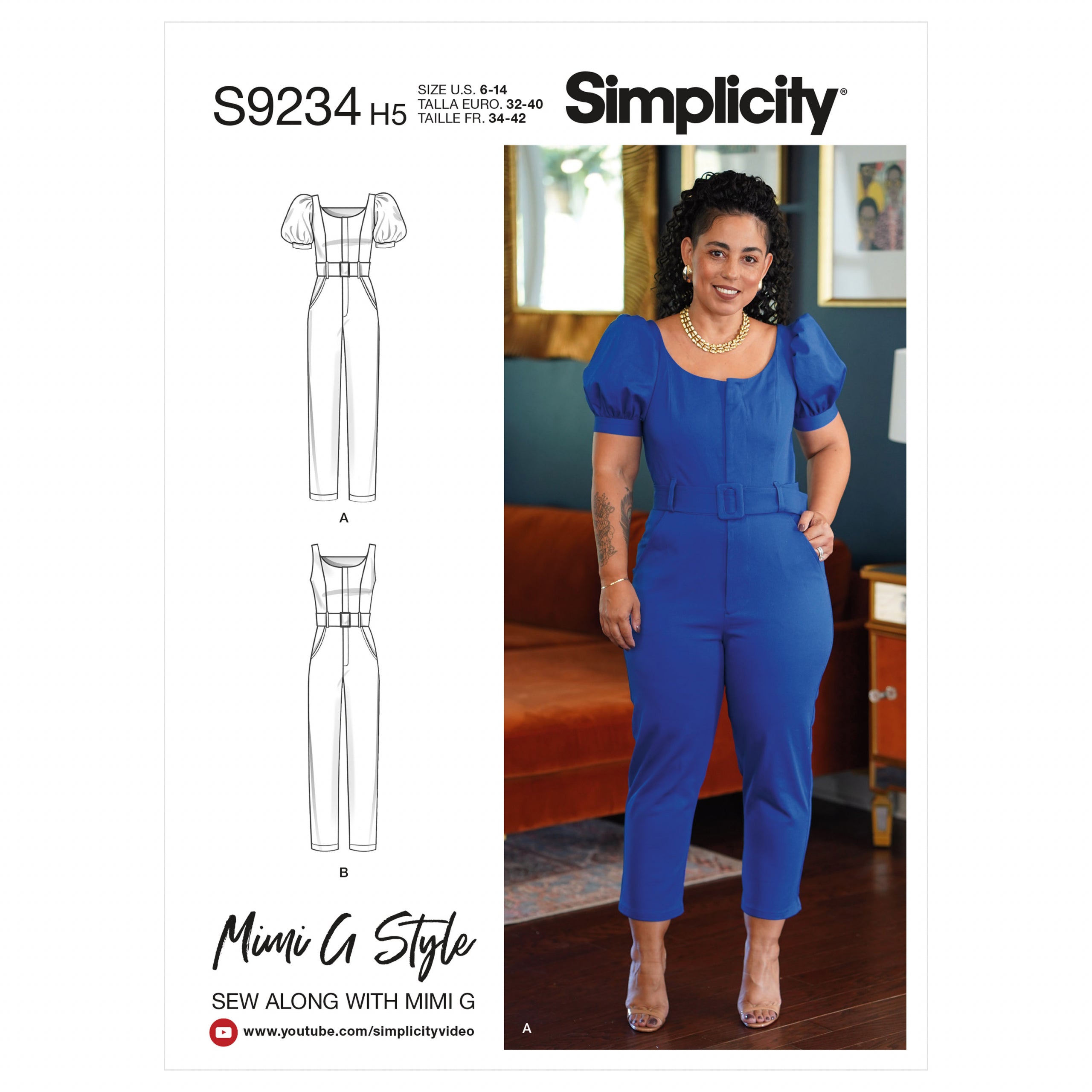 Simplicity Jumpsuit S9234