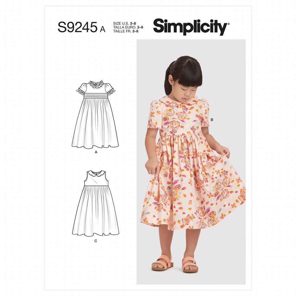Simplicity Children's Dresses S9245