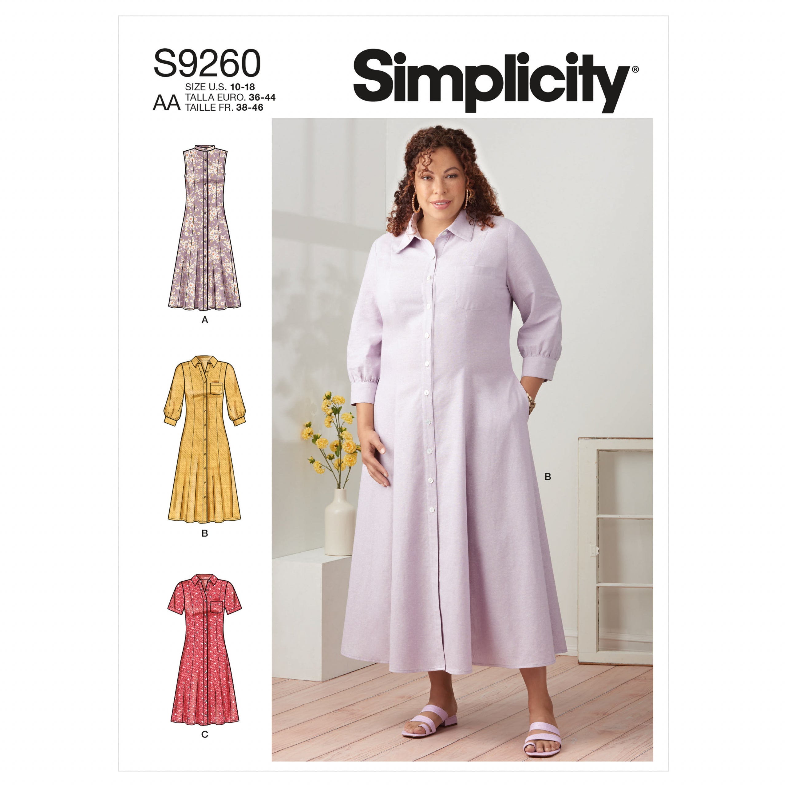 Simplicity SS9284AX5 - Cartamodello Per Abito Donna, Taglie 4-12 (AX5), Livello Intermedio