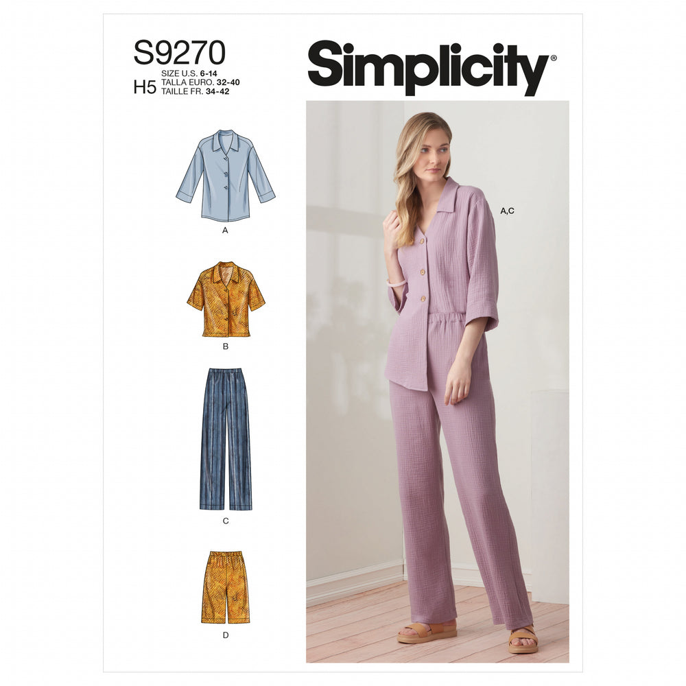 Simplicity Tops and Trousers S9270