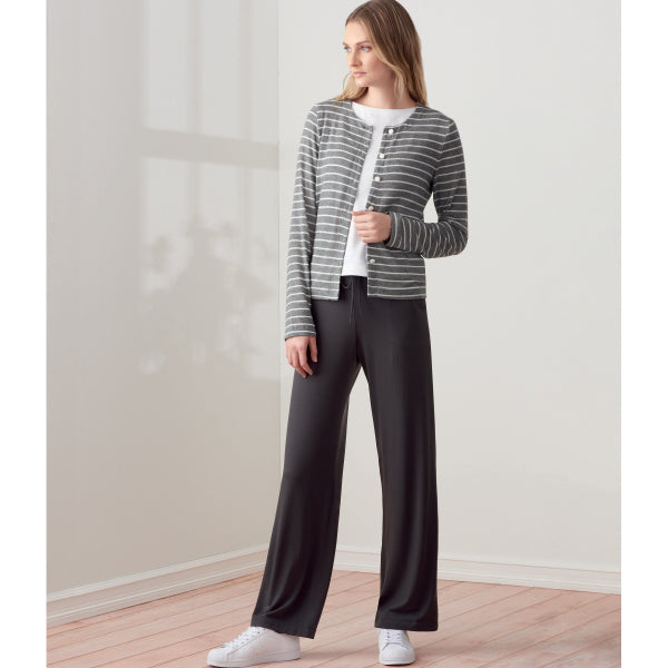 Simplicity Cardigan, Top and Trousers S9272