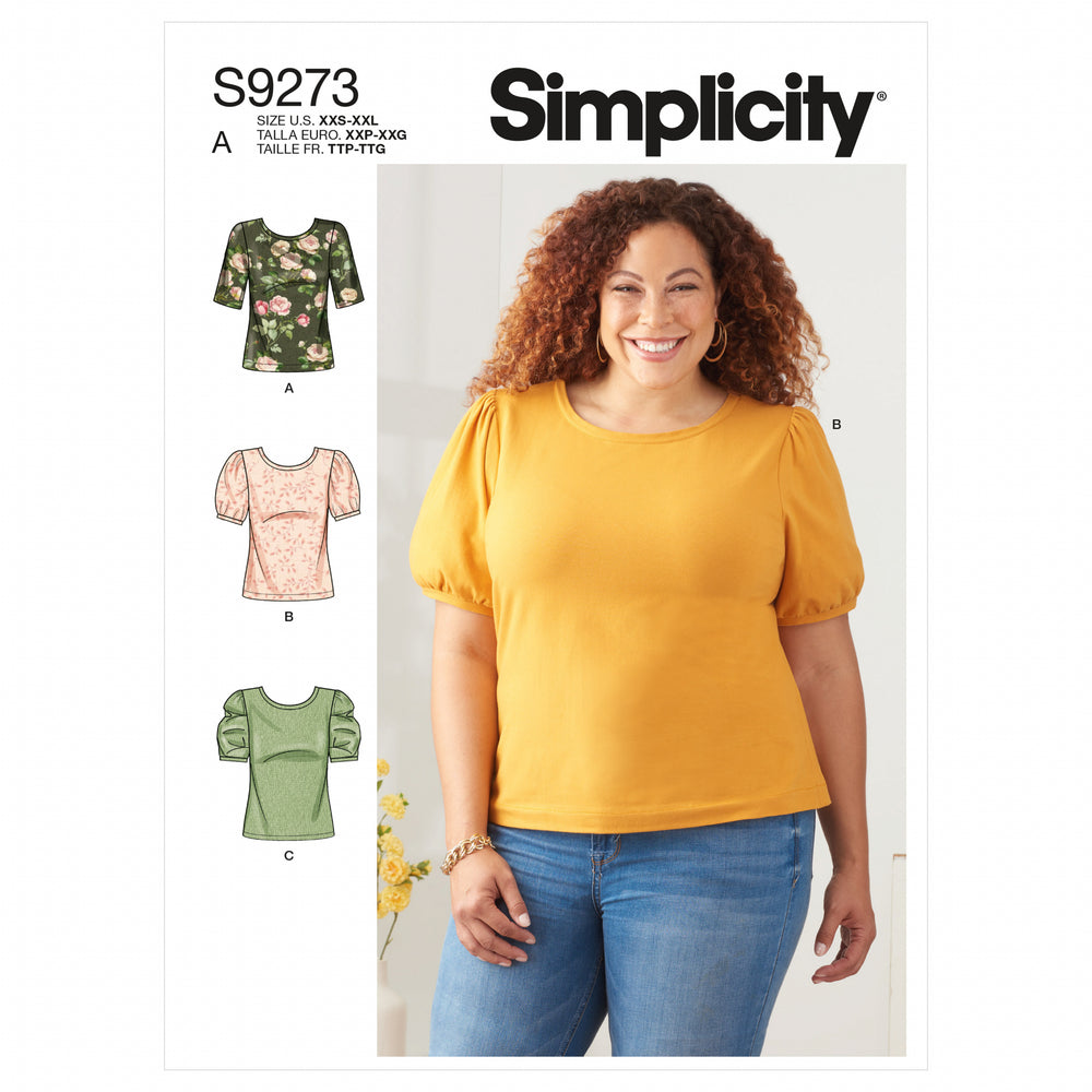 Simplicity Knit Tops S9273