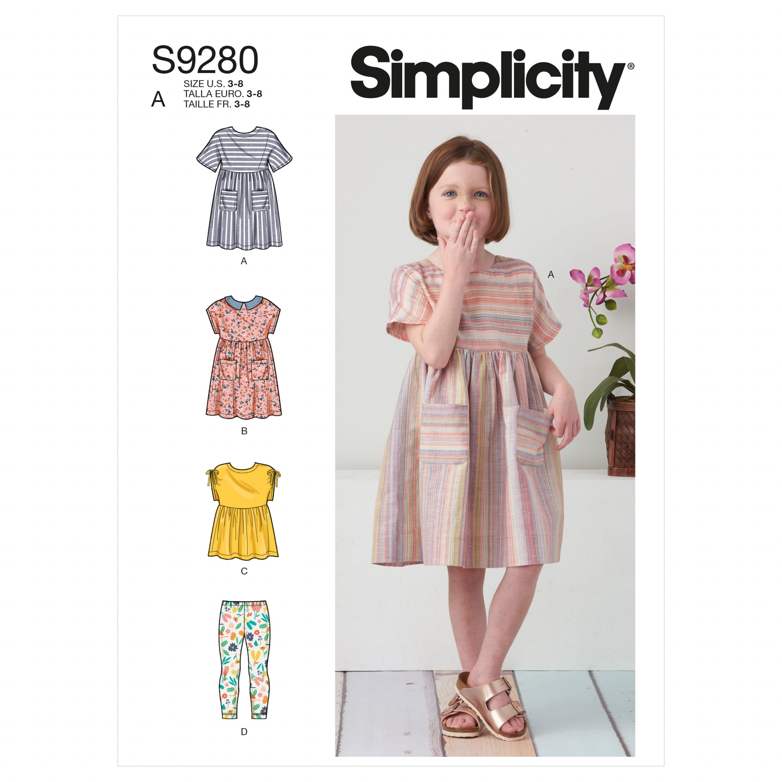 Simplicity Dresses, Top and Leggings S9280