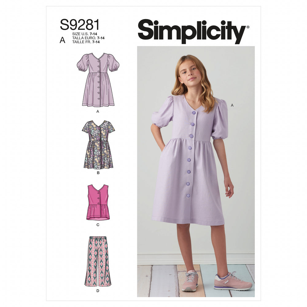Simplicity Dresses, Top and Trousers S9281