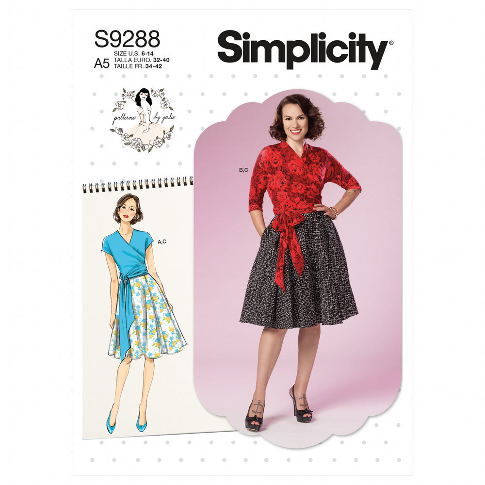 Simplicity Top and Skirt S9288